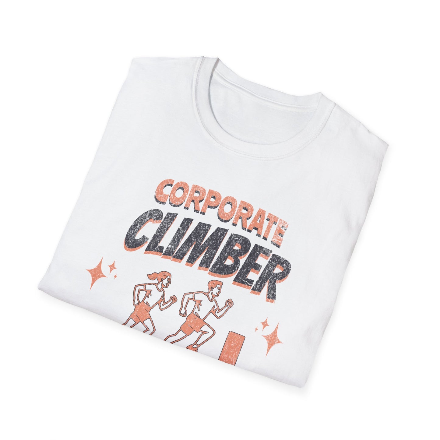 Fit-over 40 Corporate Climber Running Club T-Shirt Design