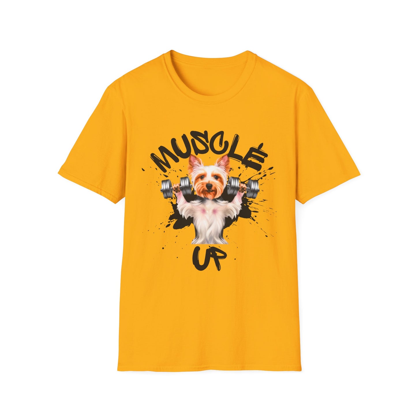 Muscle Up Dog Gym T-Shirt