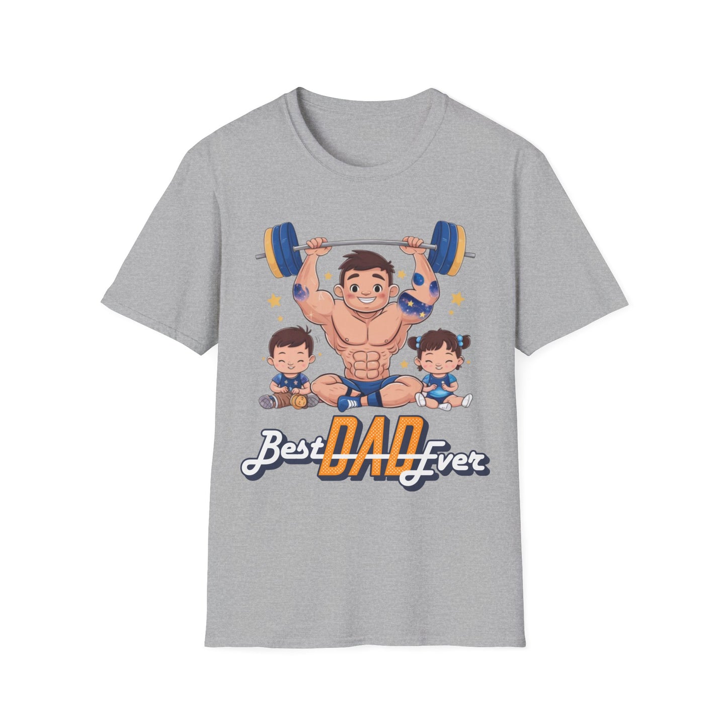 Best Dad Ever Gym T-shirt