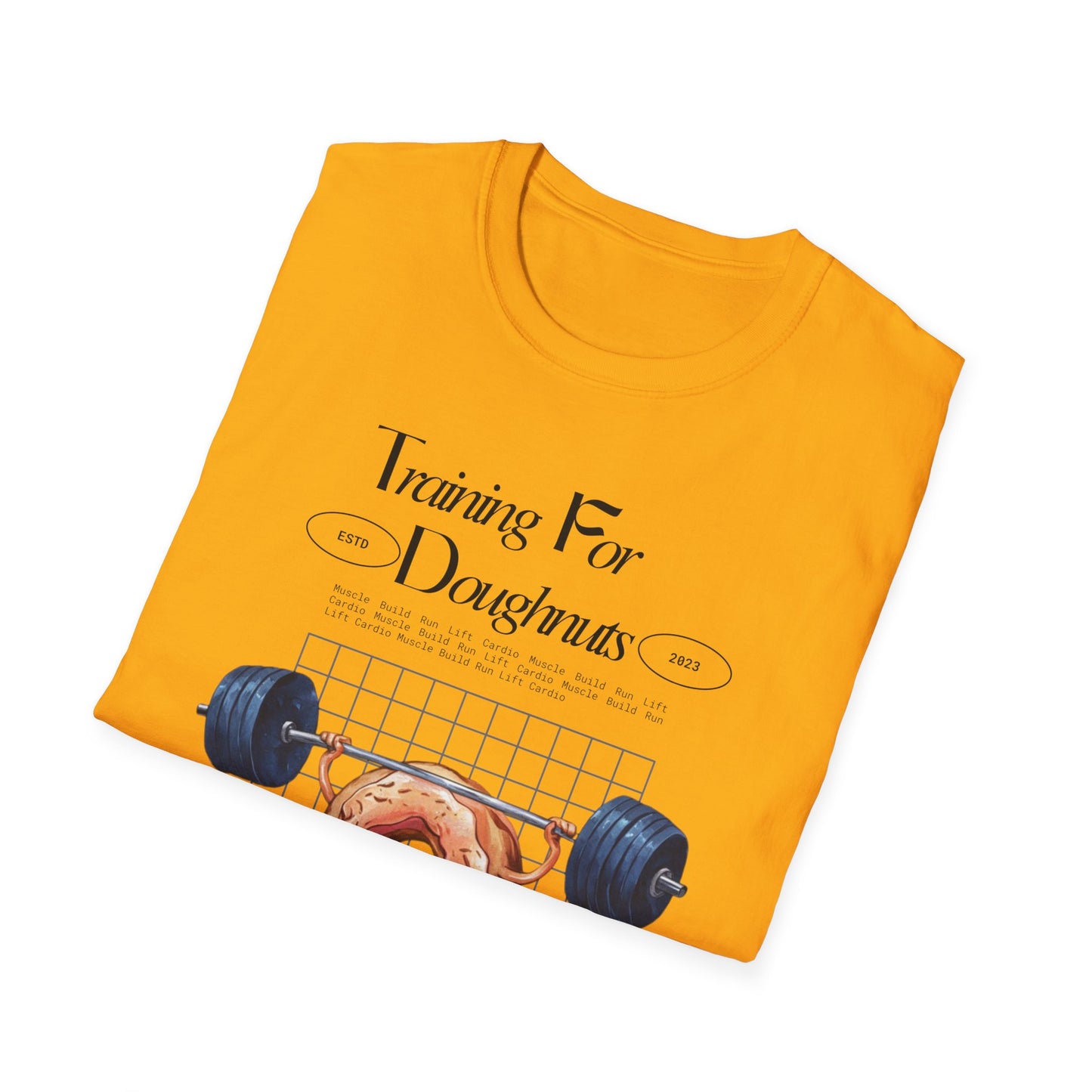 Training for Doughnuts Gym T-Shirt