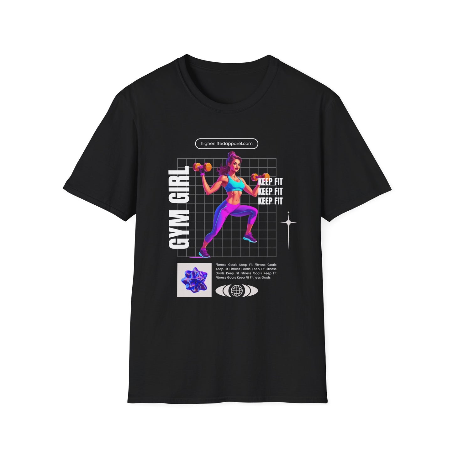 Gym Girl Keep Fit Gym T-Shirt