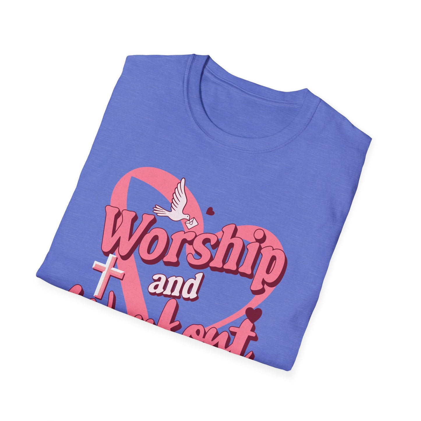 Workout & Worship - Faith-Based Fitness T-Shirt 2