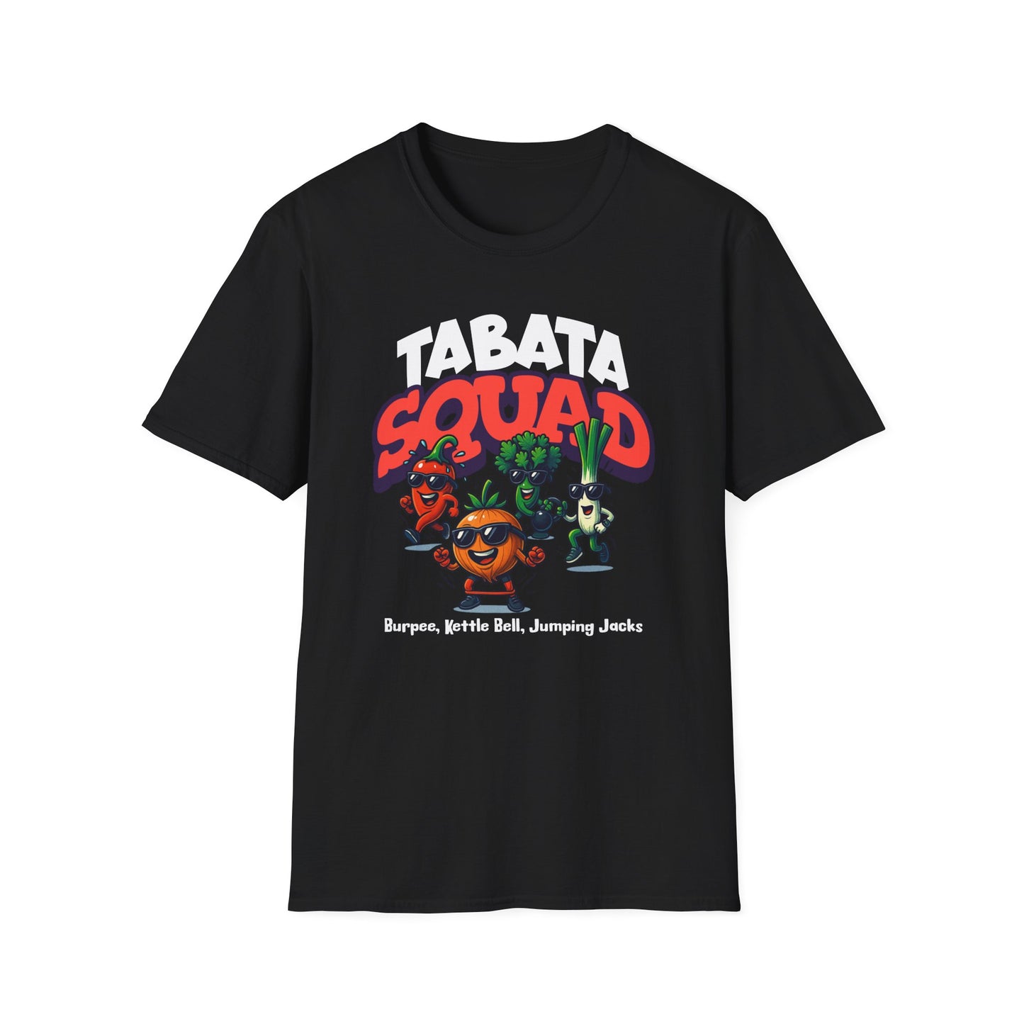 HIIT Tabata Foodie Squad Genz Millenial T-Shirt