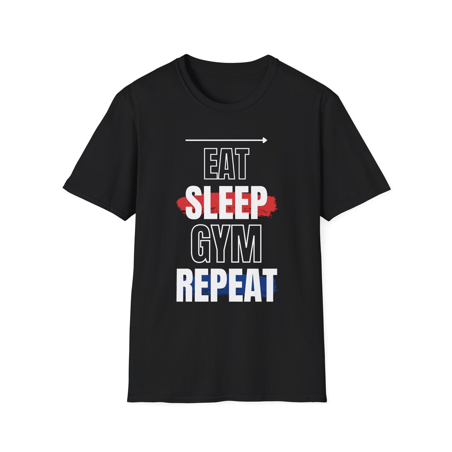 Eat Sleep Gym Repeat Gym T-shirt