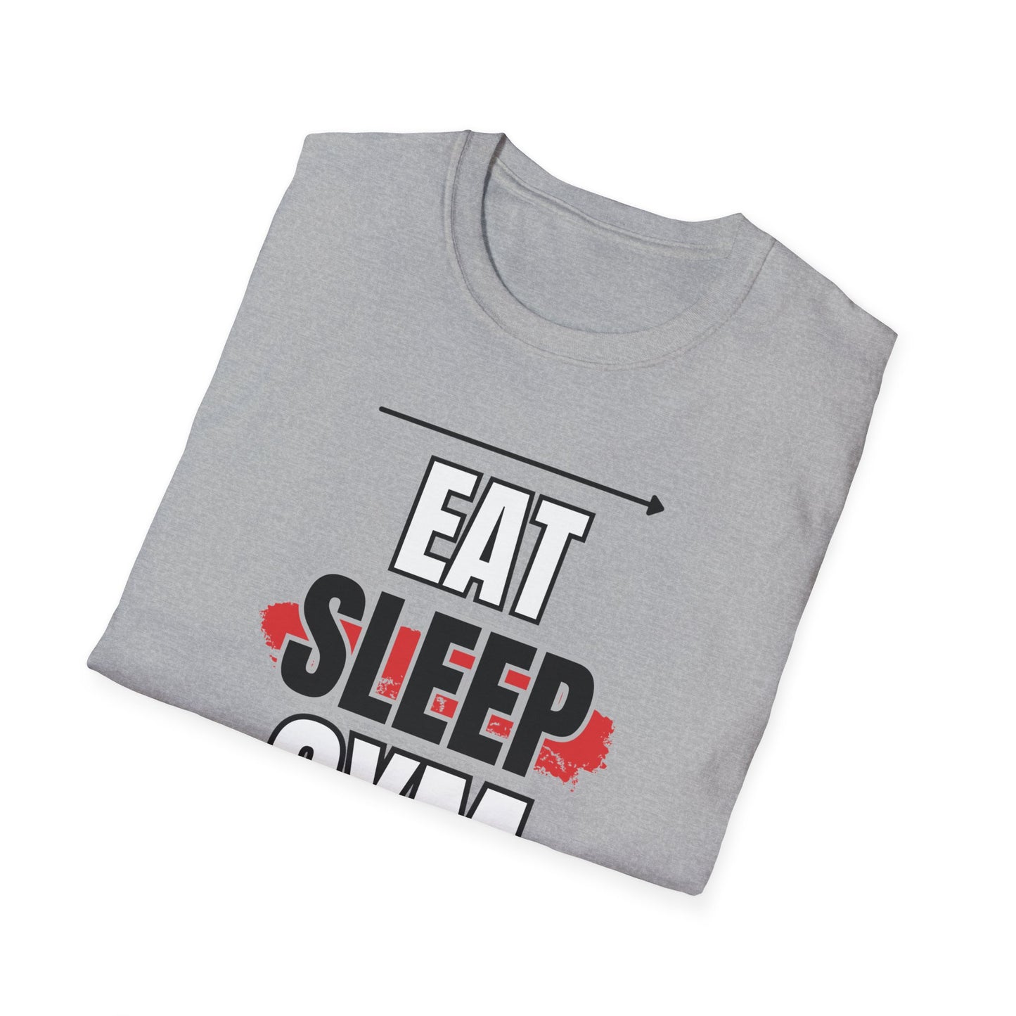 Eat Sleep Gym Repeat Gym T-shirt