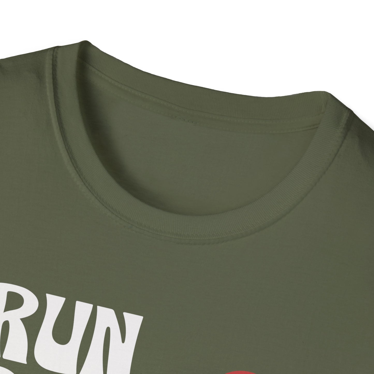 Fitness Couples Softstyle T-Shirt - Fit-over 40 Run Race Together Design