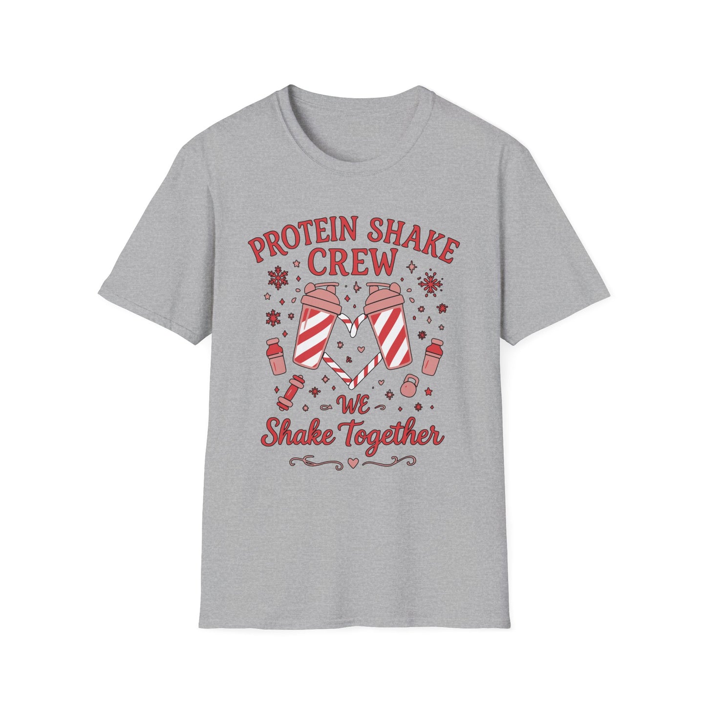 We Protein Shake Together Christmas Fitness T-shirt