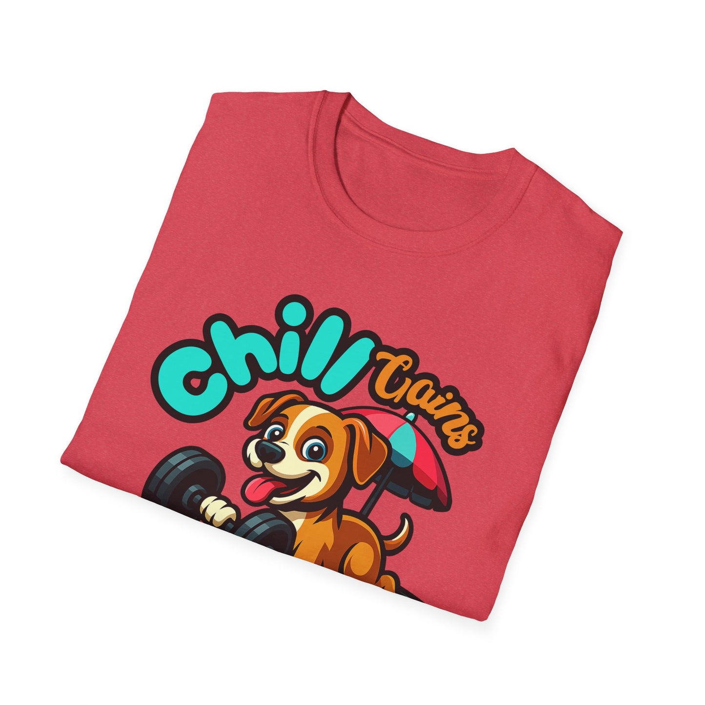 Chill Gains of Workout & Worship - Faith-Based Fitness T-Shirt 2