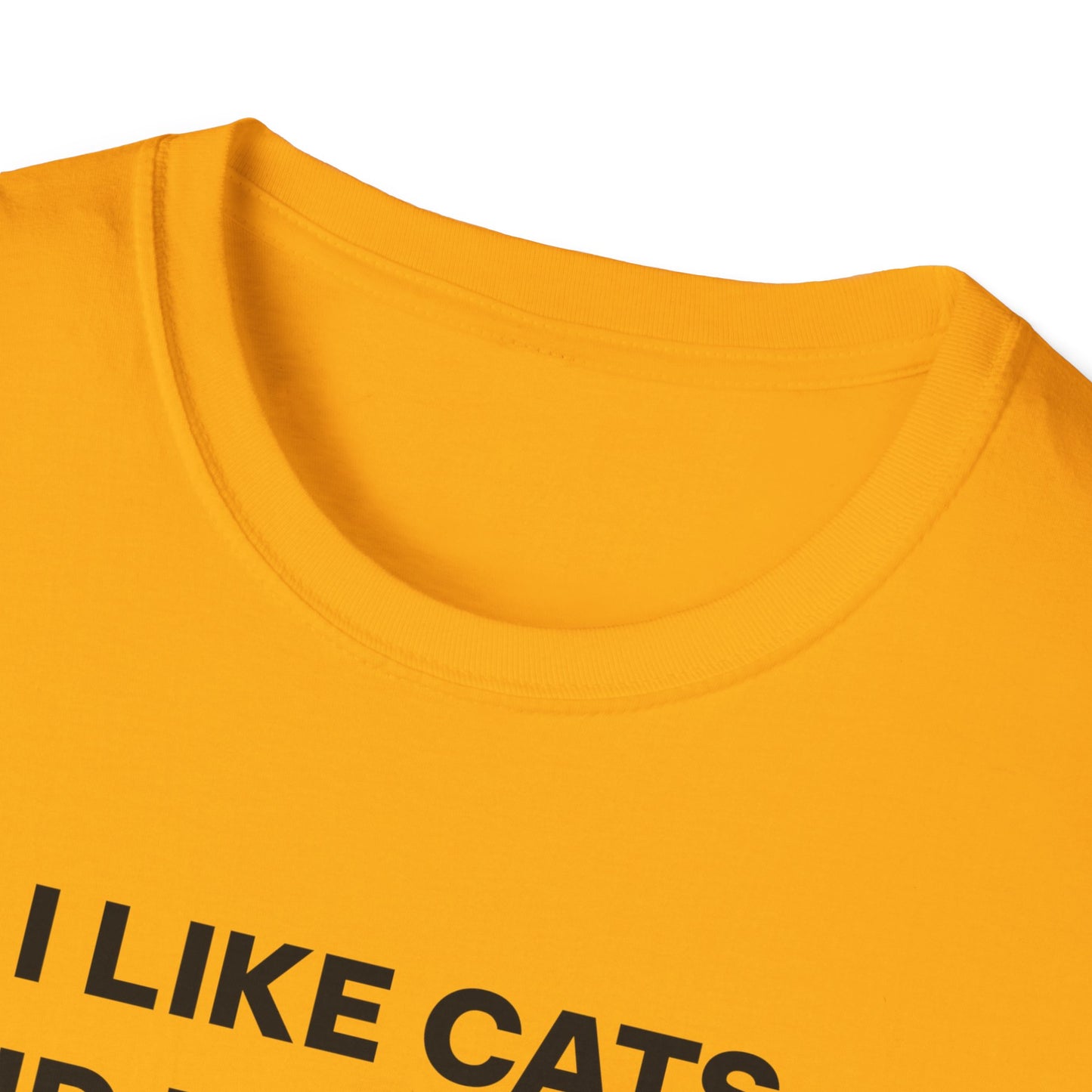 I Like Cats and Dumbbells Fitness T-shirt