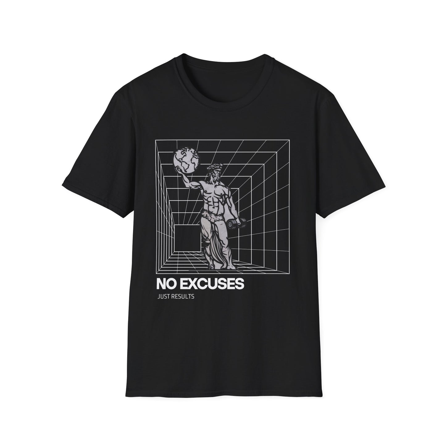 No Excuses Just Results Gym T-shirt