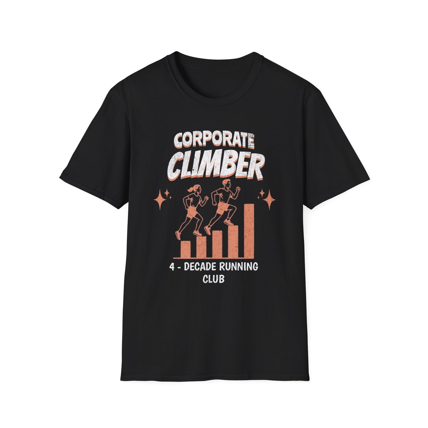 Fit-over 40 Corporate Climber Running Club T-Shirt Design