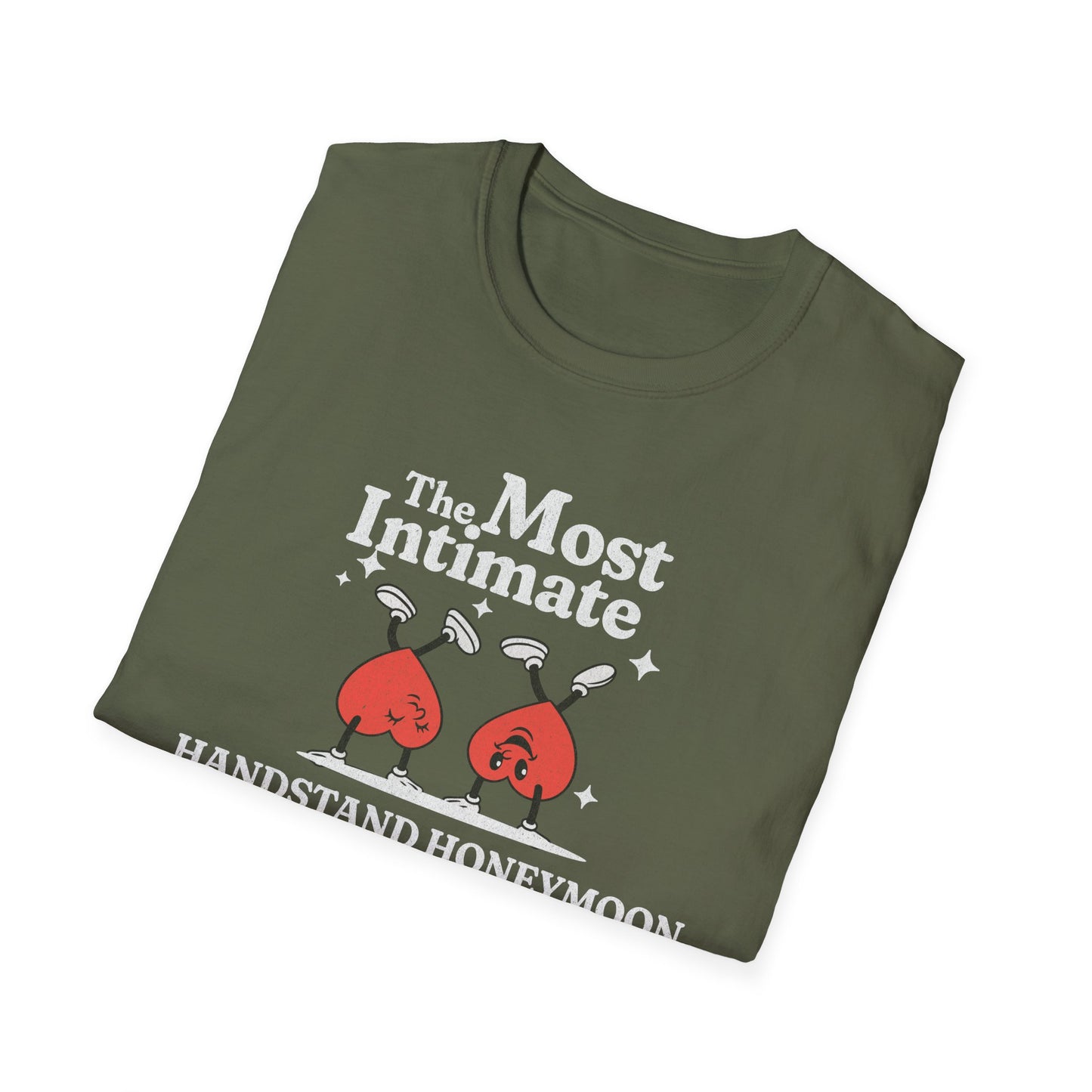Couples Fitness T-Shirt - Calisthenics Handstand Honeymoon