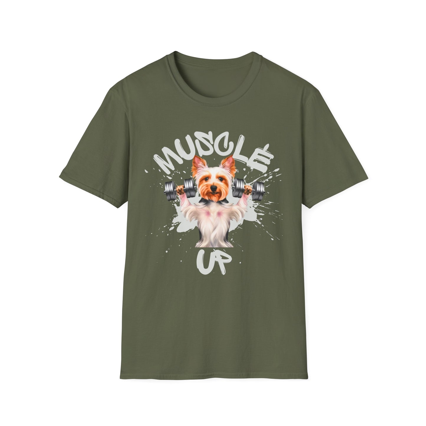 Muscle Up Dog Gym T-Shirt
