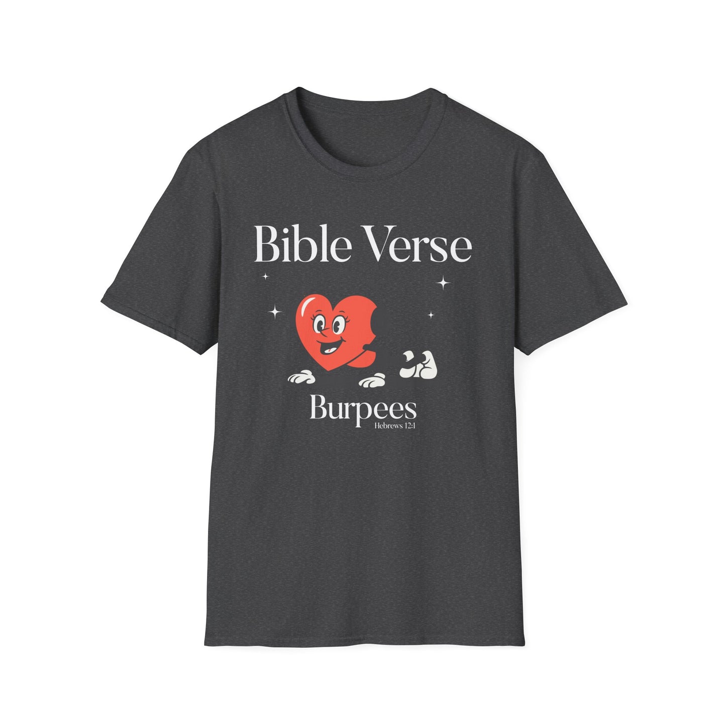Faith-Based Fitness T-Shirt - Bible Verse Burpees