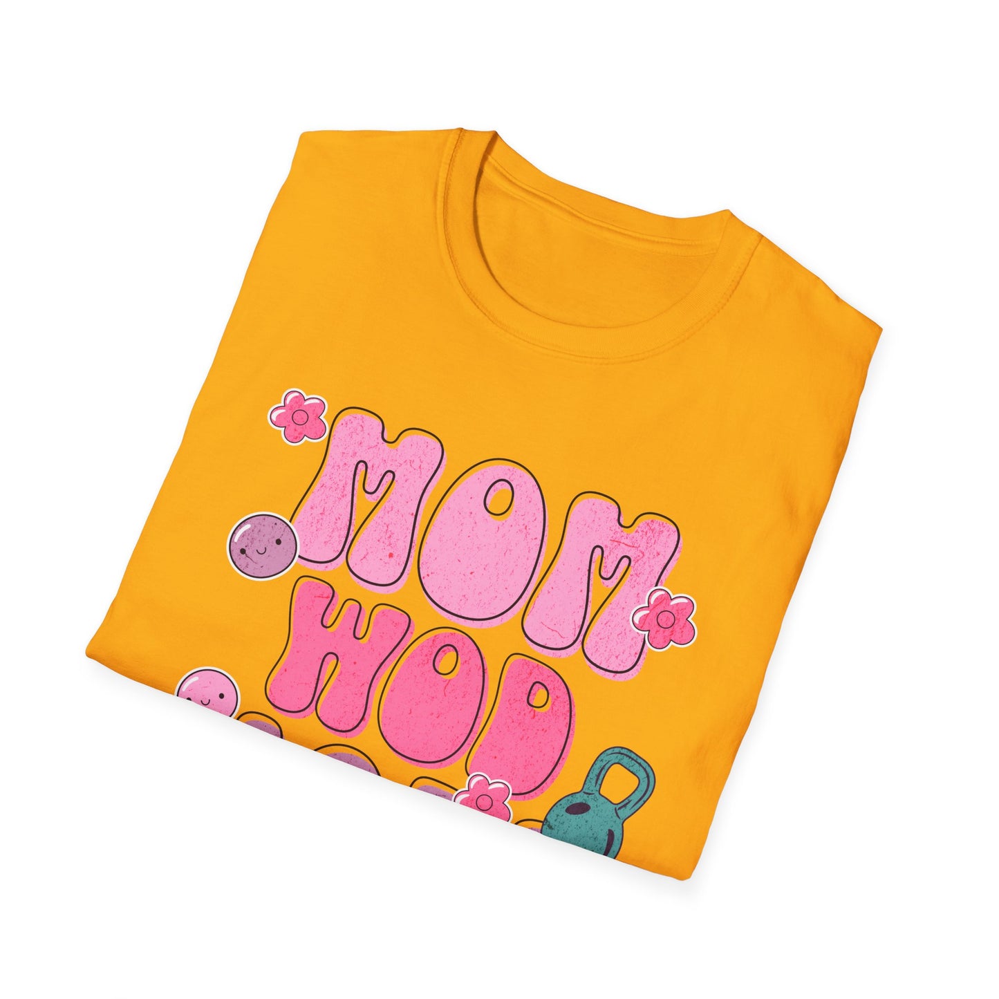 CrossFit Moms WOD Mode - Couple Fitness T-Shirt