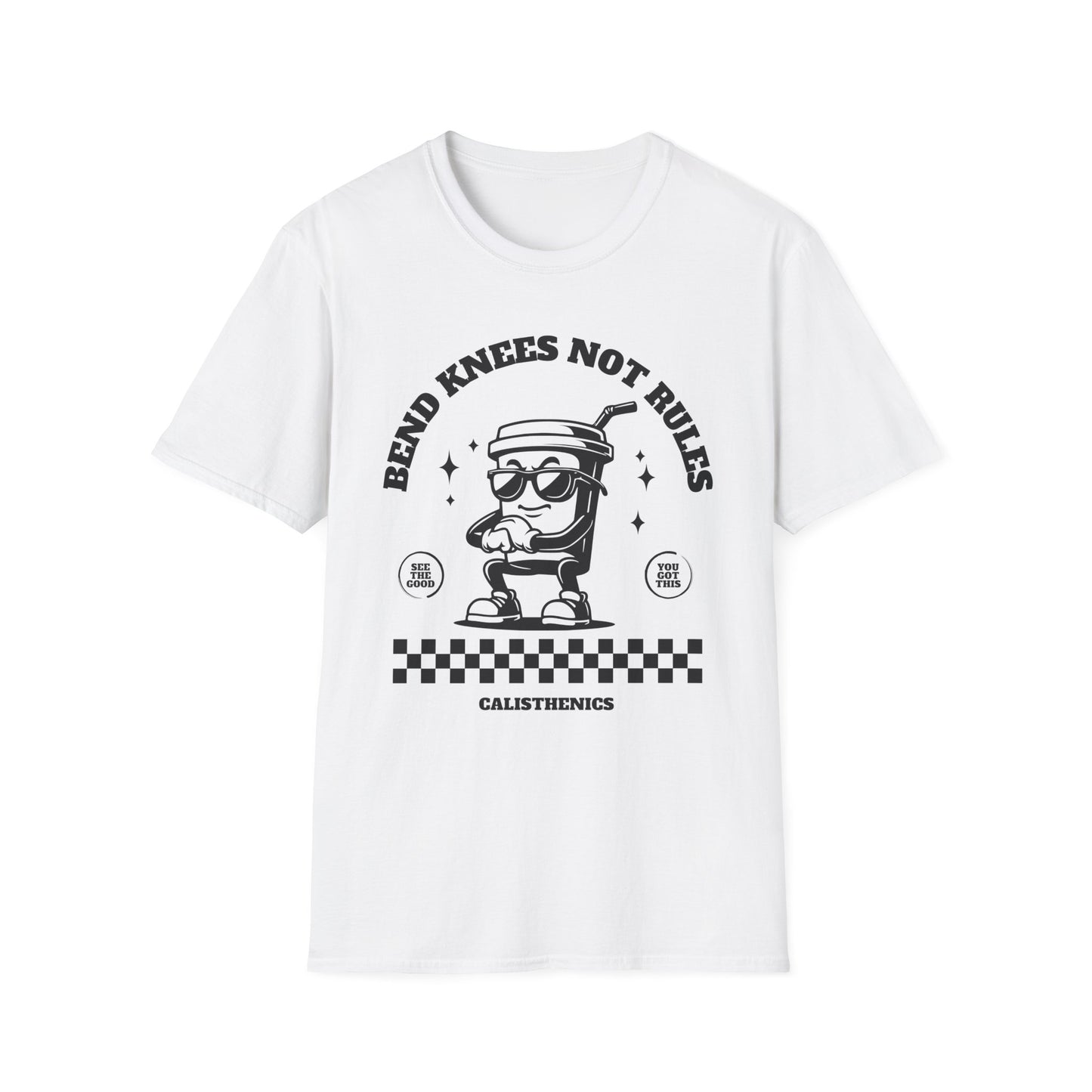 Faith-Based Calisthenics T-Shirt - Fit-over 40 Aging in Reverse Design
