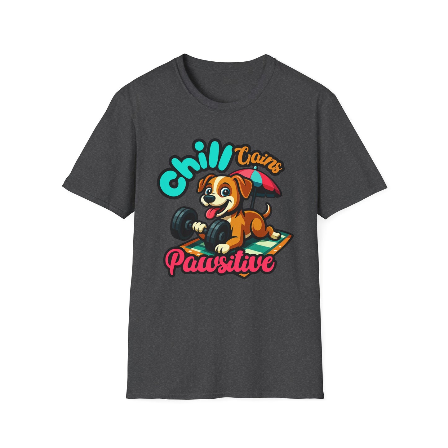 Chill Gains of Workout & Worship - Faith-Based Fitness T-Shirt 2