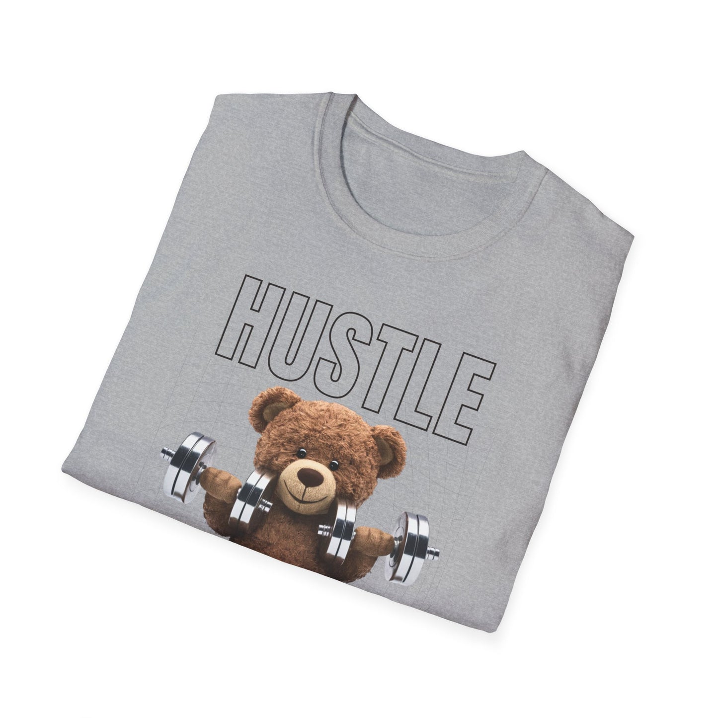 Hustle Muscle Bear Gym T-shirt