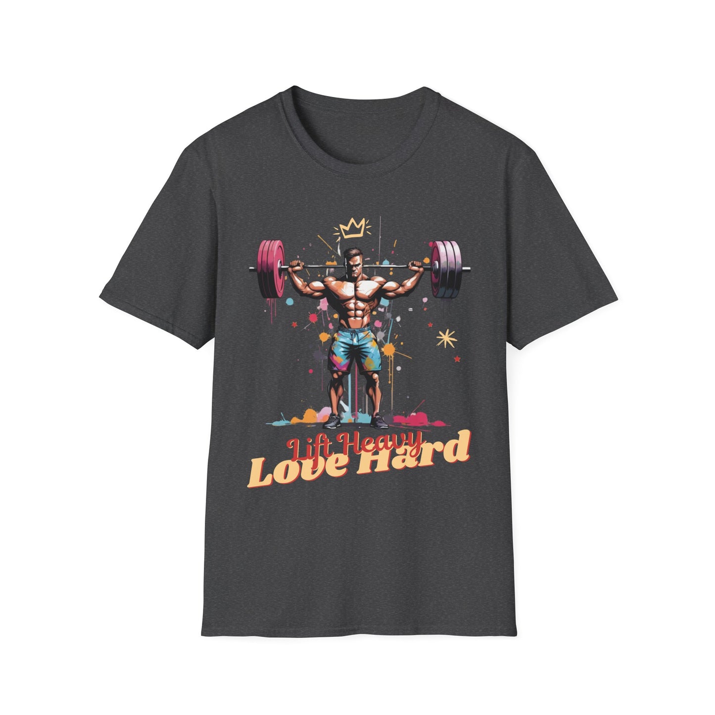 Lift Heavy Love Hard Gym T-shirt
