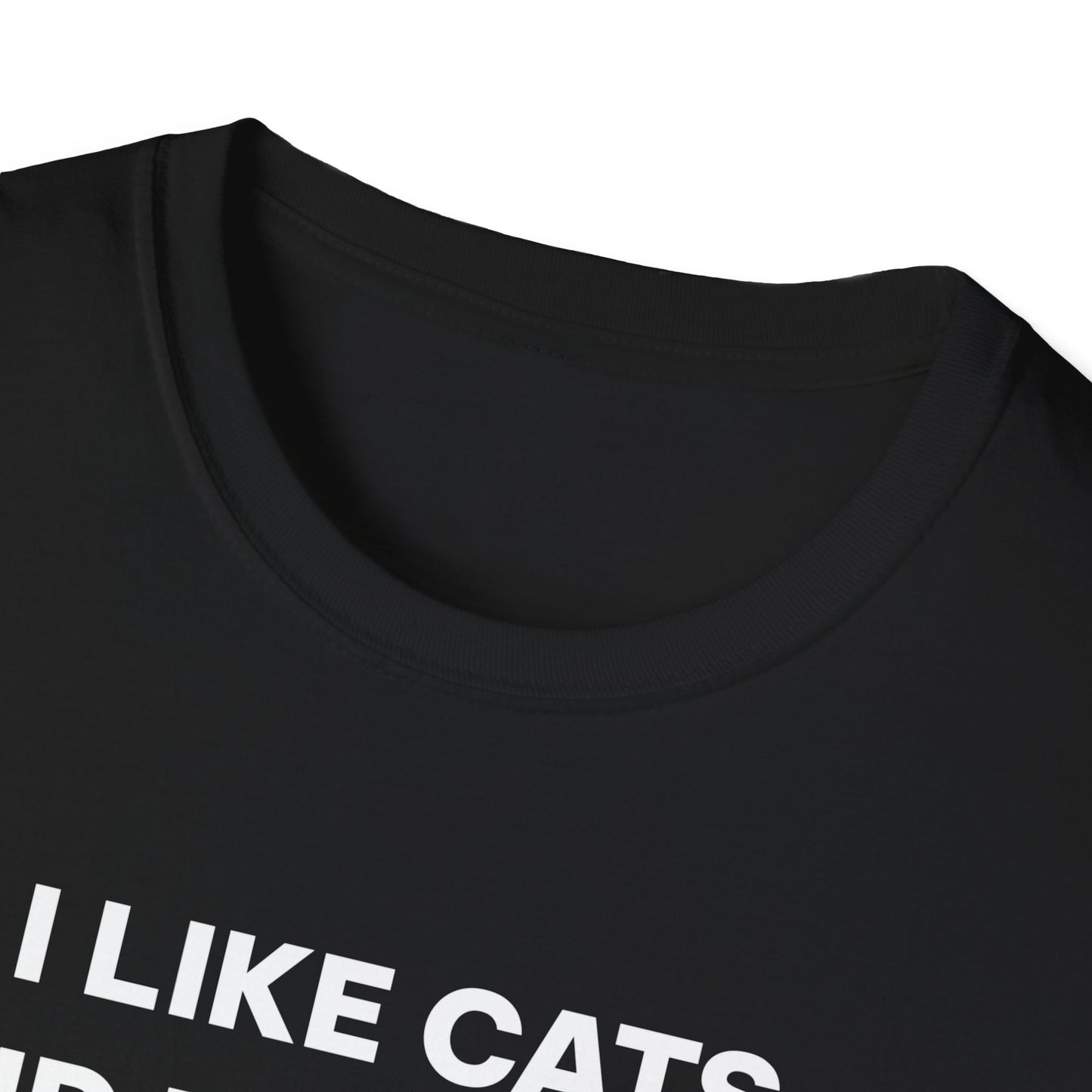 I Like Cats and Dumbbells Fitness T-shirt