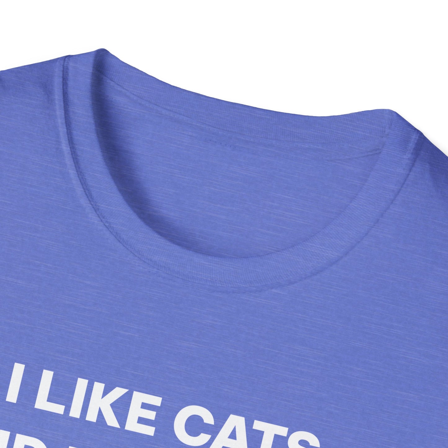 I Like Cats and Dumbbells Fitness T-shirt