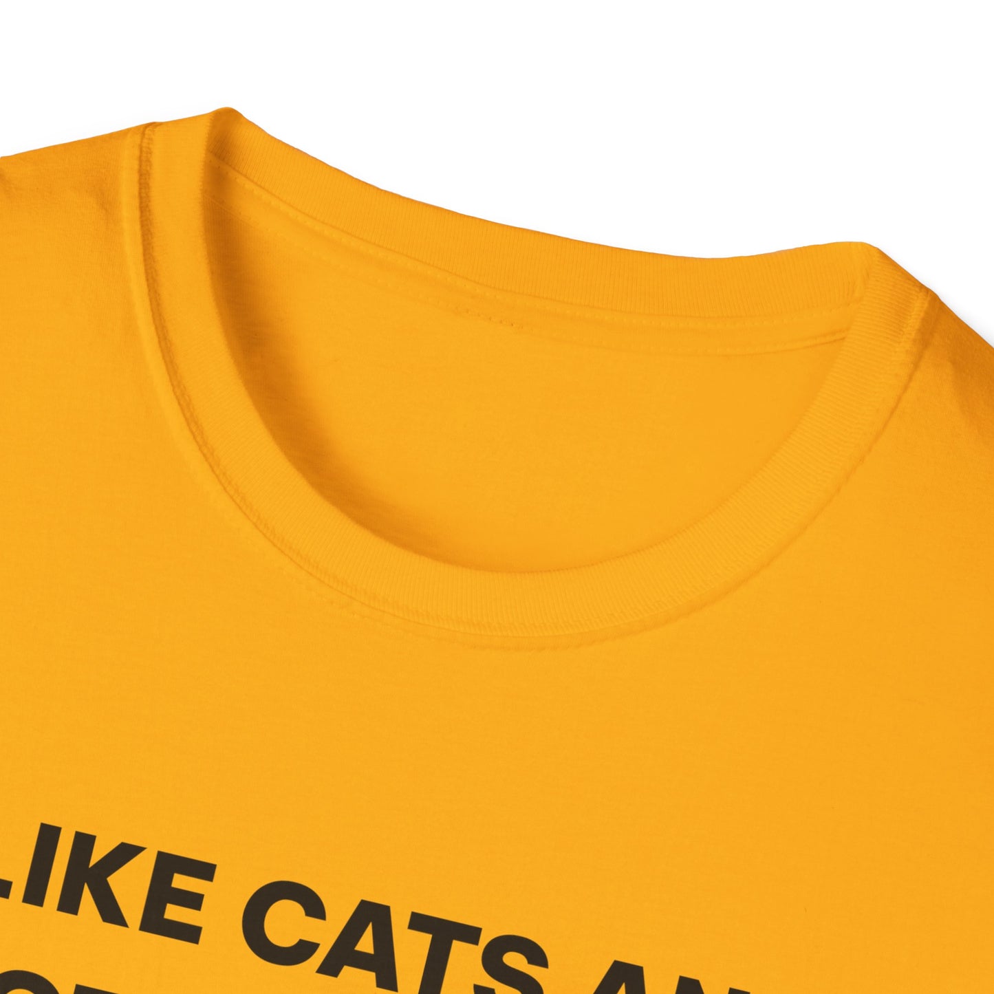I Like Cats and Protein Shakes Fitness T-shirt