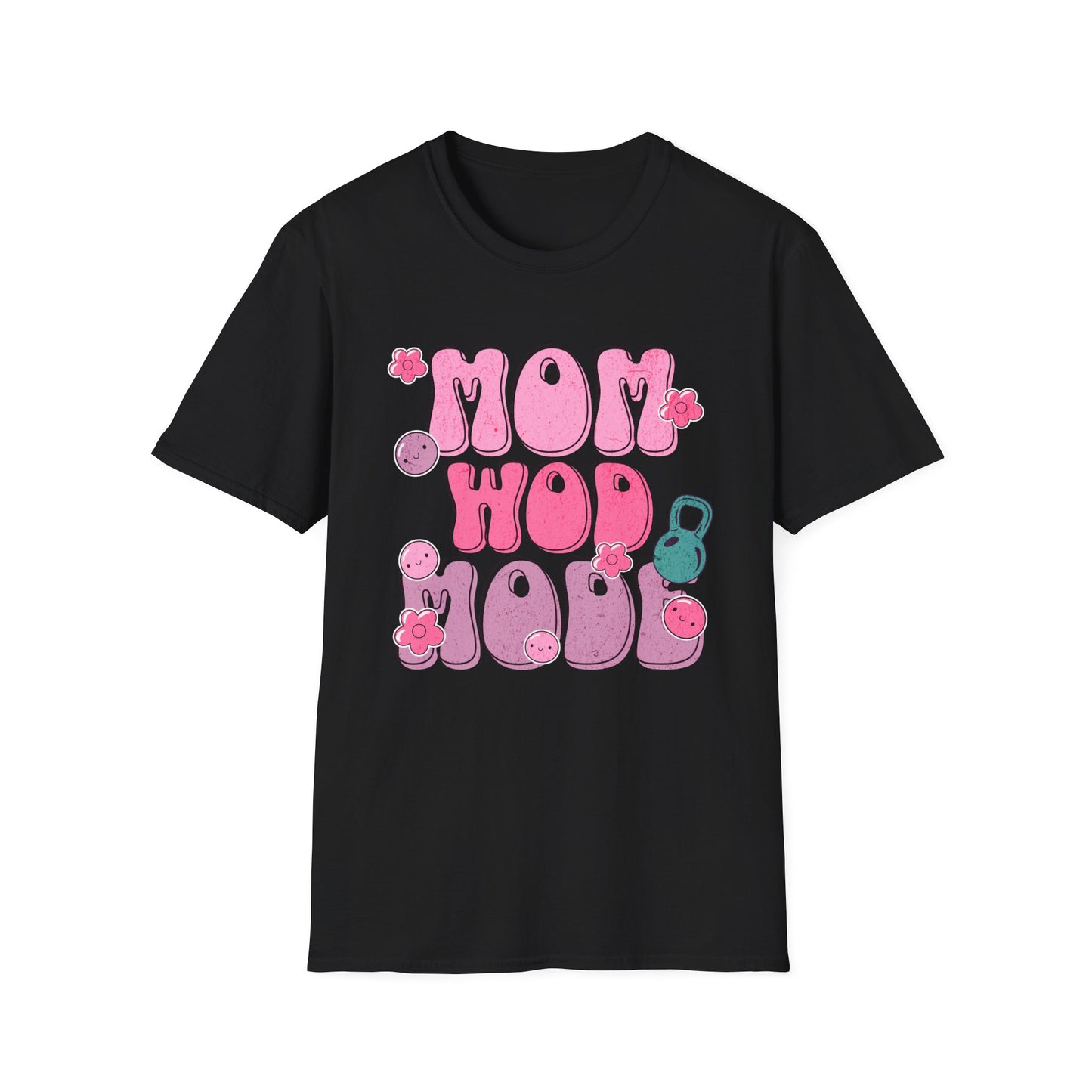 CrossFit Moms WOD Mode - Couple Fitness T-Shirt