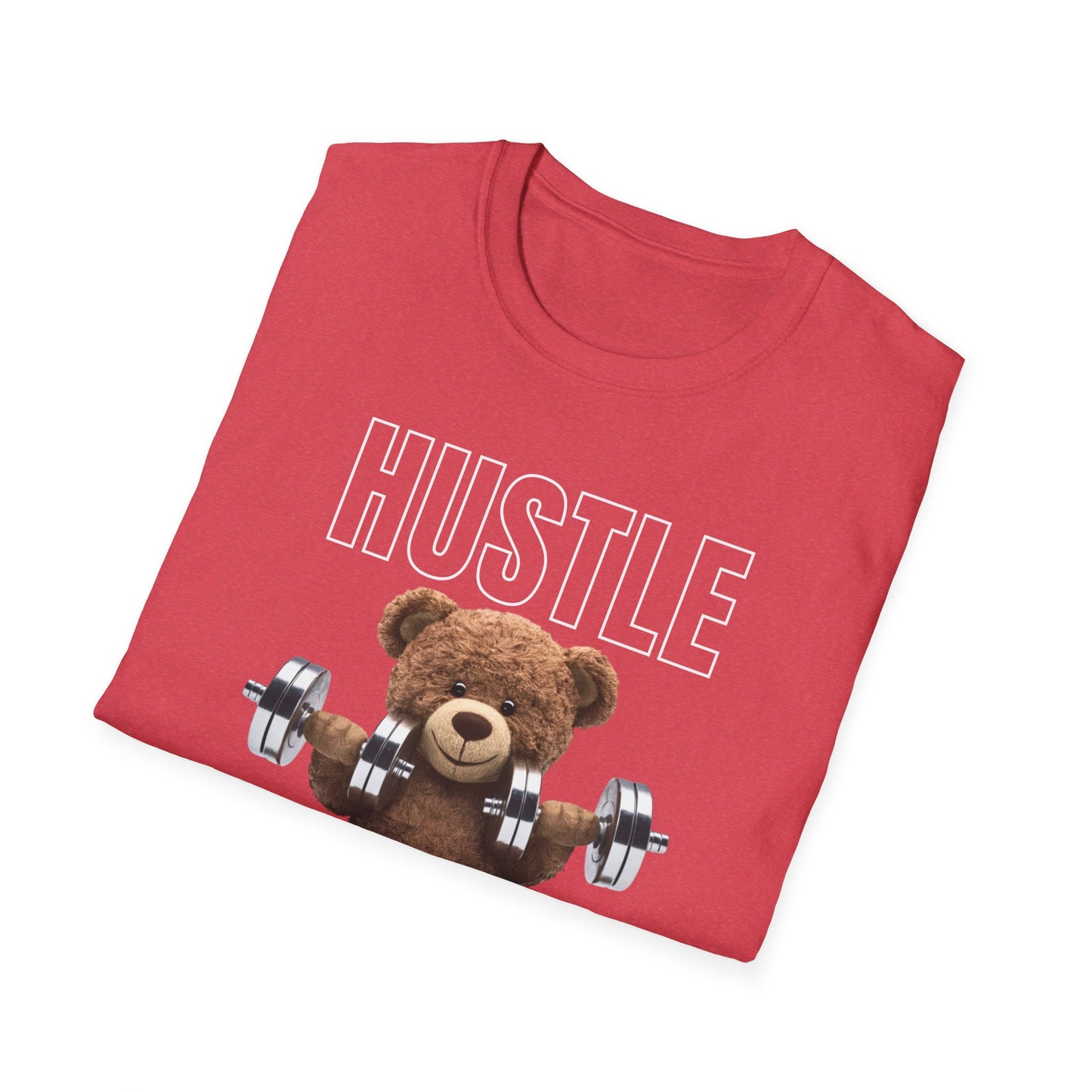 Hustle Muscle Bear Gym T-shirt