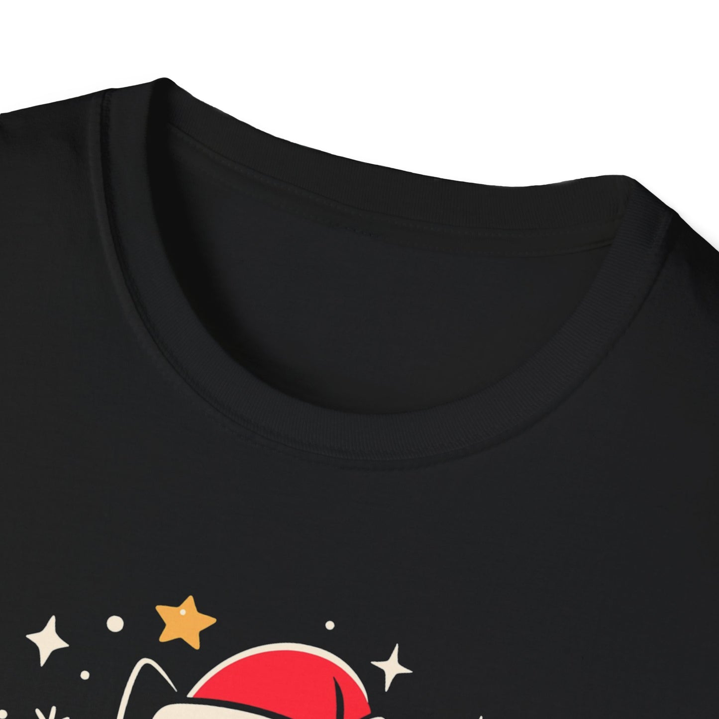 Christmas Cat Fitness T-shirt