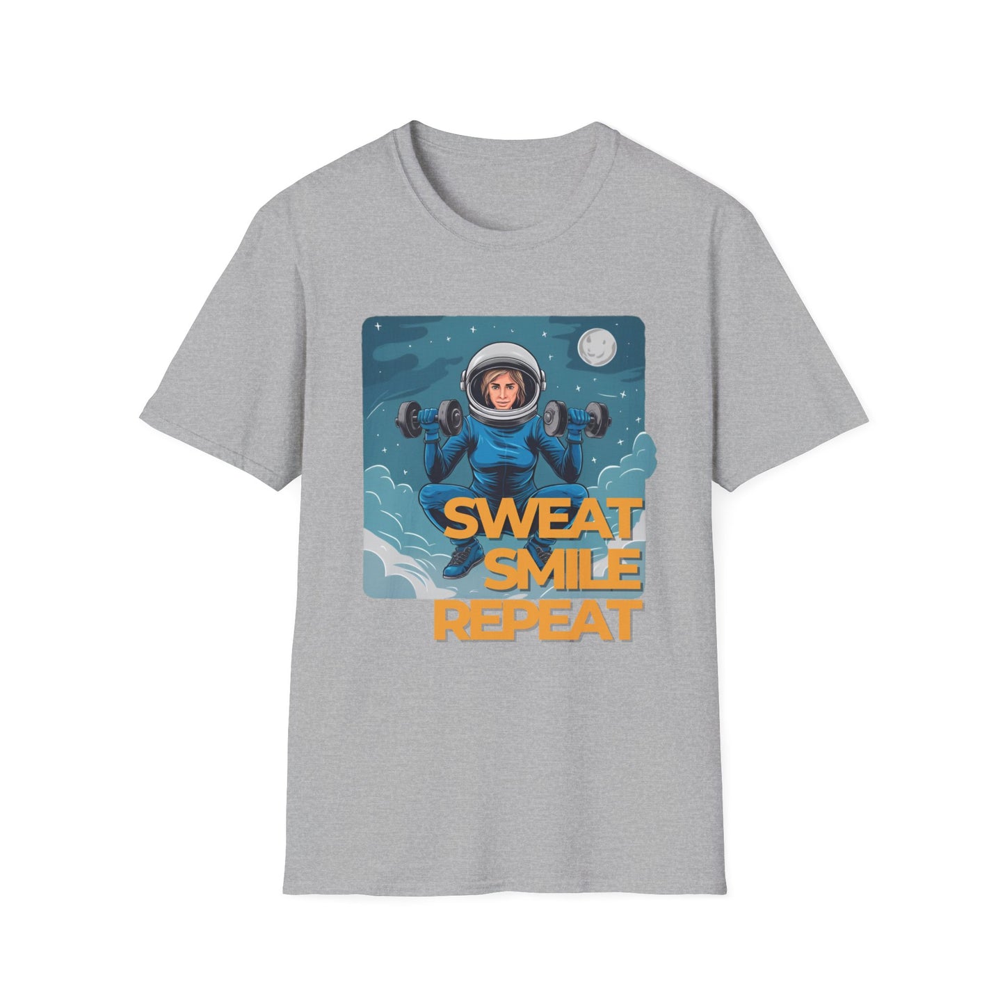 Sweat Smile Repeat Gym T-Shirt