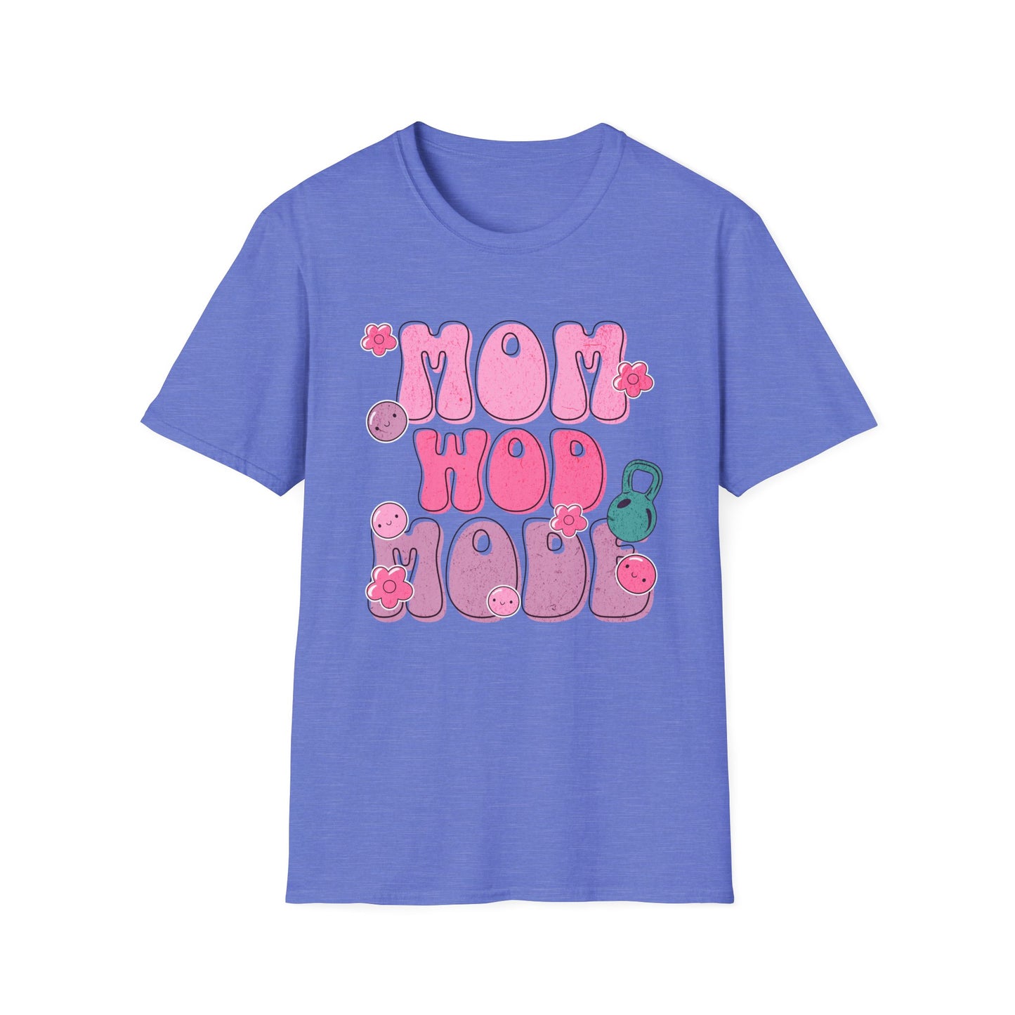 CrossFit Moms WOD Mode - Couple Fitness T-Shirt
