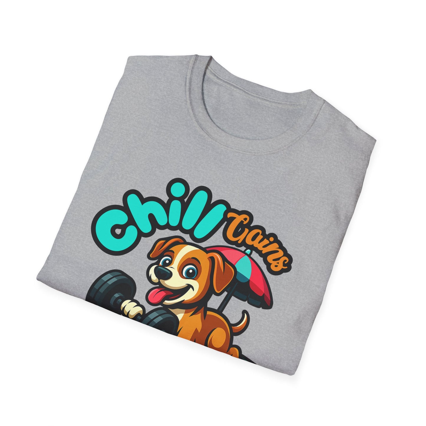 Chill Gains of Workout & Worship - Faith-Based Fitness T-Shirt 2