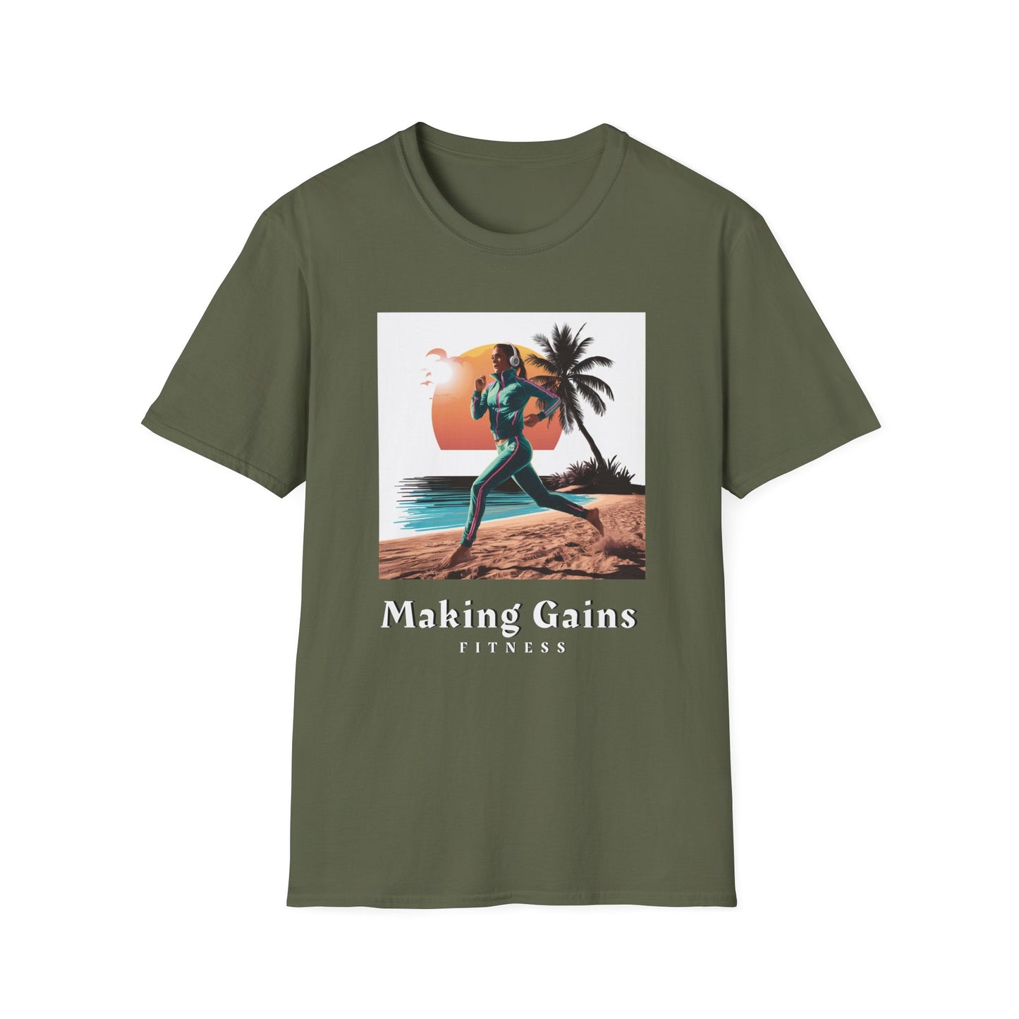 Making Gains Fitness Gym T-Shirt