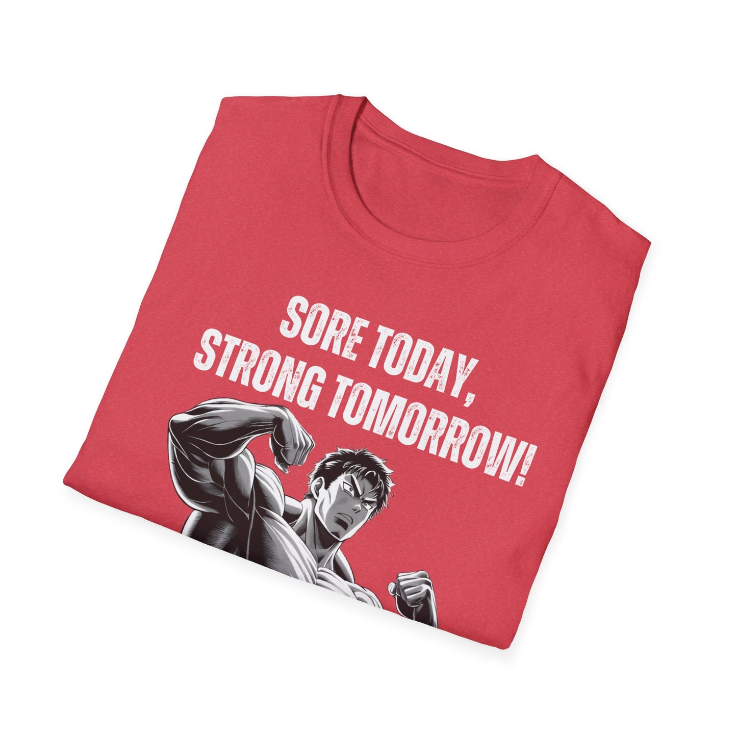 Sore Today Strong Tomorrow Gym Black & White T-Shirt