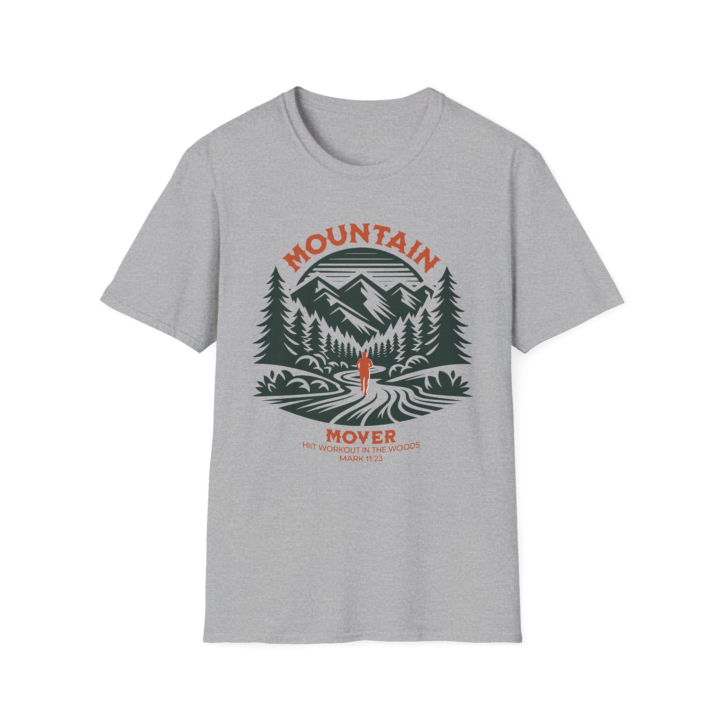 Faith-Based Outdoors T-Shirt - Mountain Mover Design