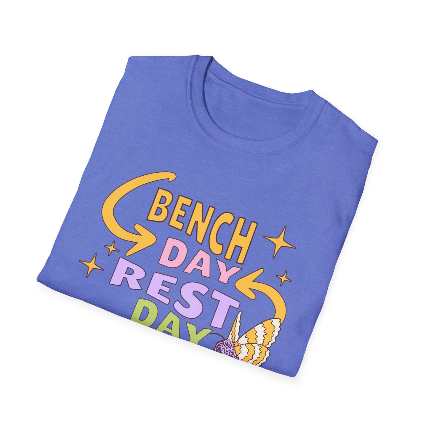 Powerlifting Bench Day Rest Day Genz Millenial Fitness T-Shirt