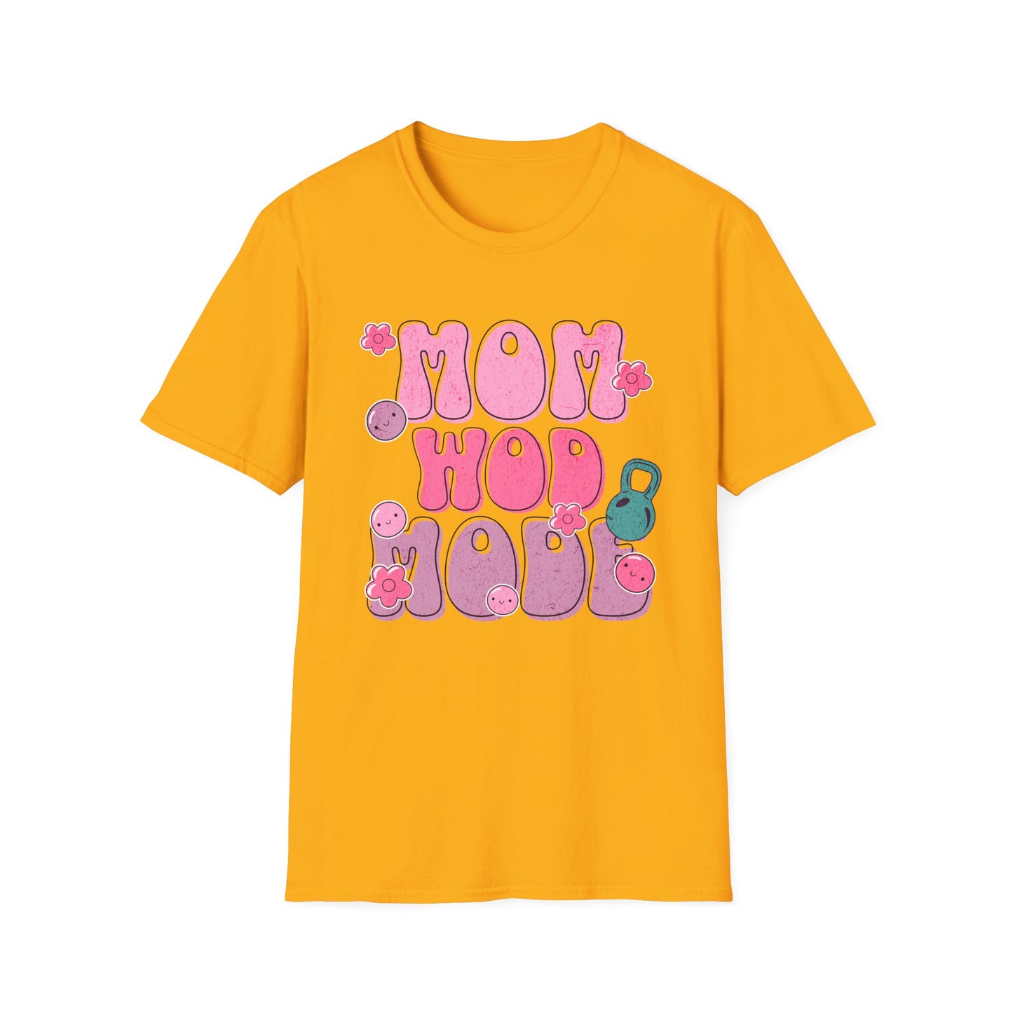 CrossFit Moms WOD Mode - Couple Fitness T-Shirt