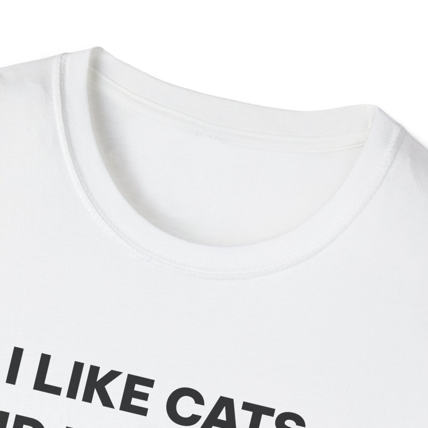 I Like Cats and Dumbbells Fitness T-shirt
