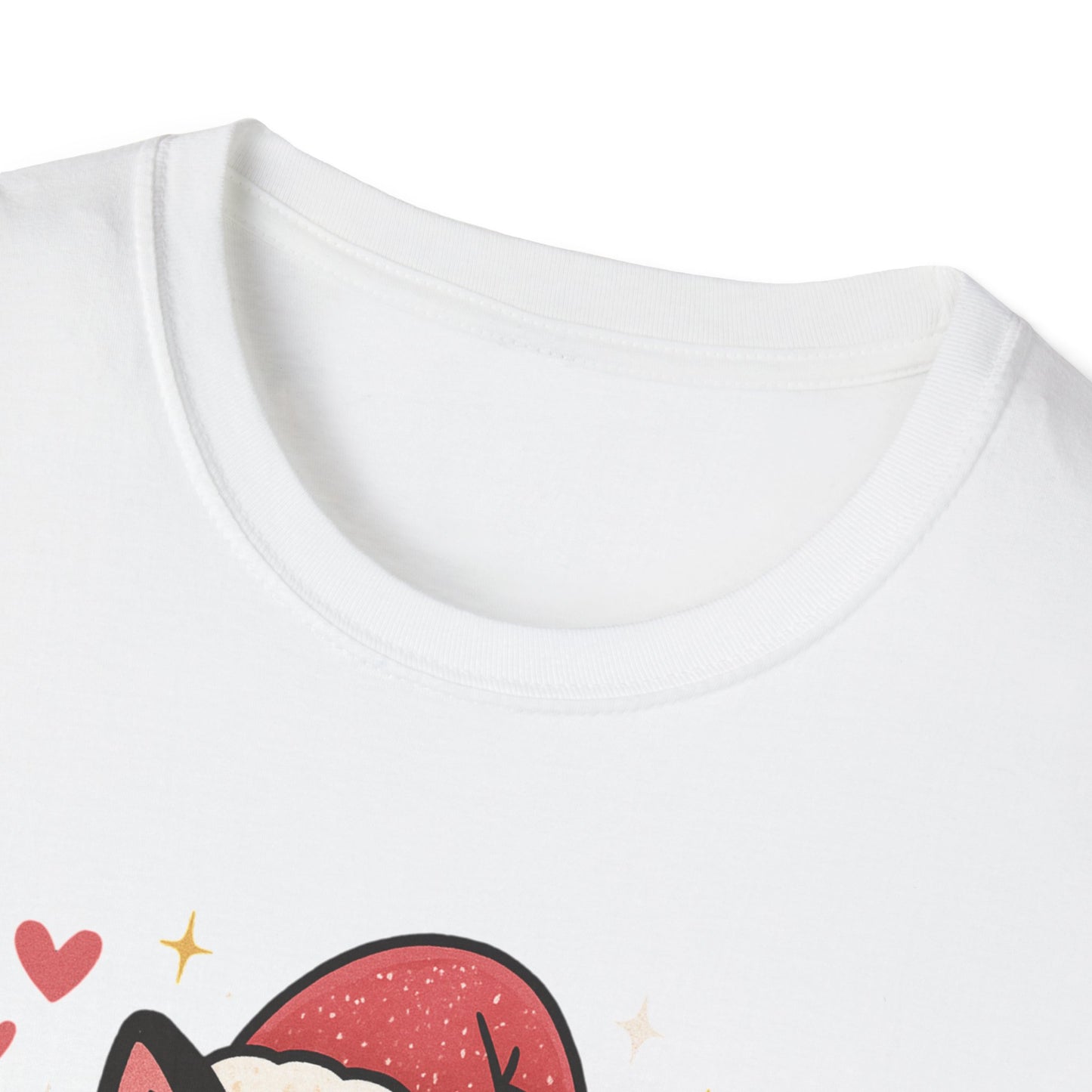 Meowy Christmas Cat Fitness T-shirt