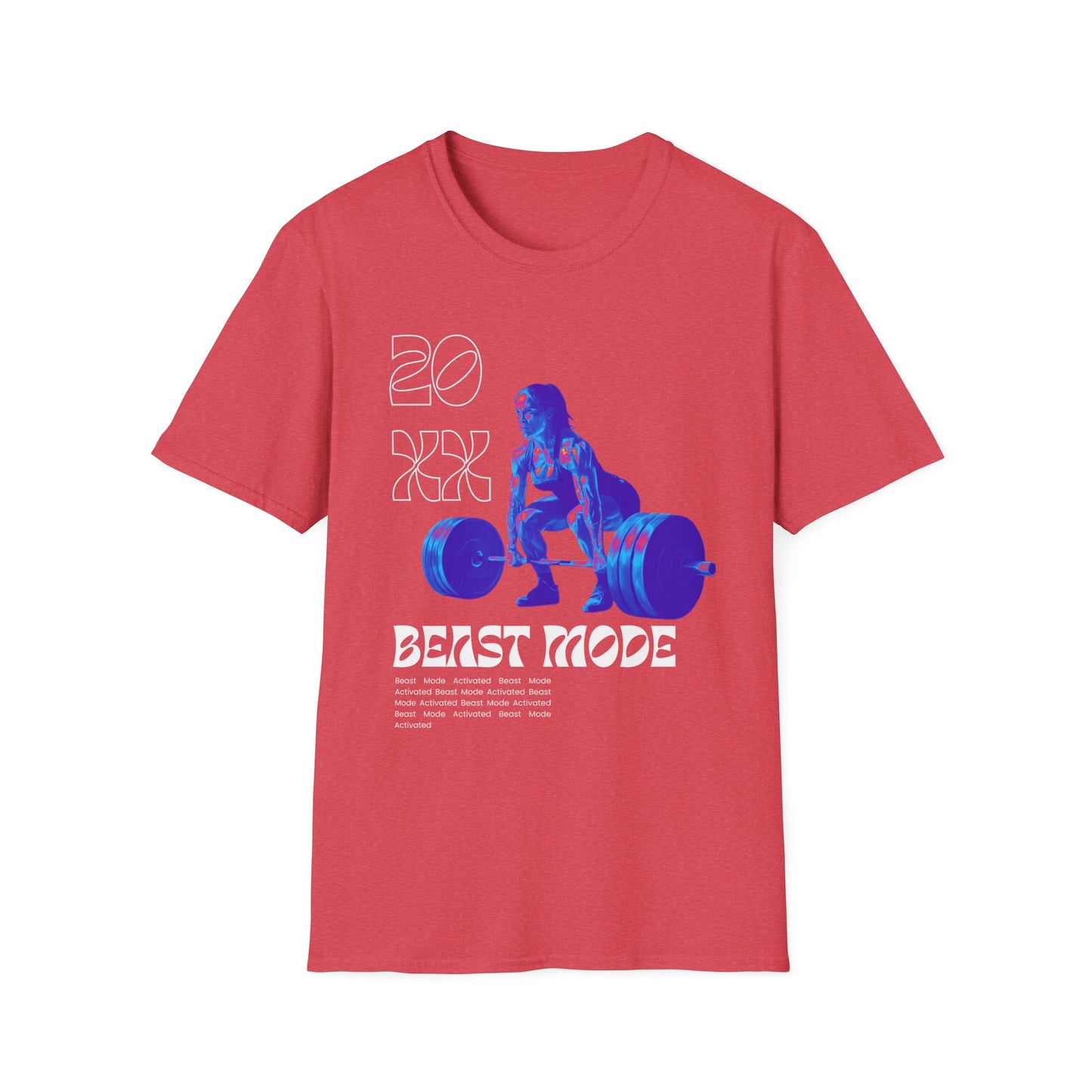 20XX Beast Mode Lady Gym T-Shirt