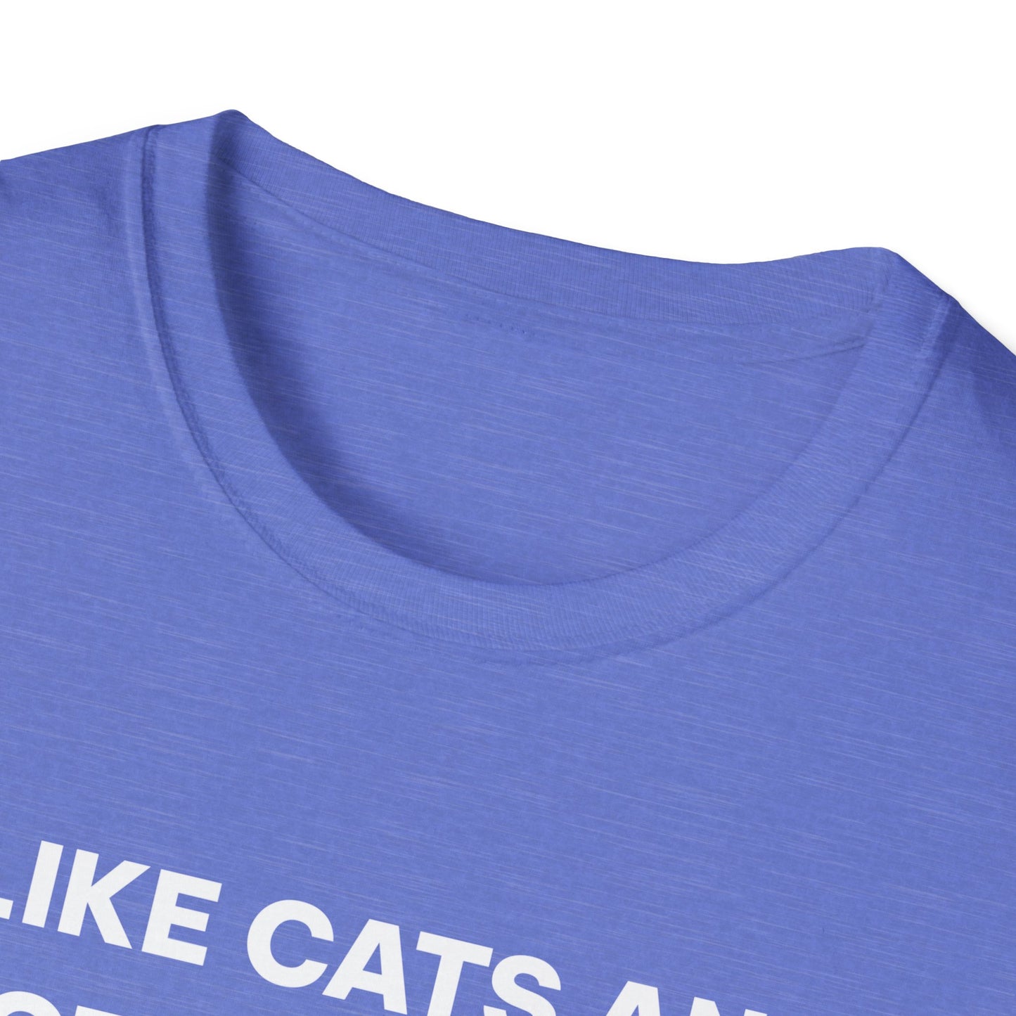 I Like Cats and Protein Shakes Fitness T-shirt