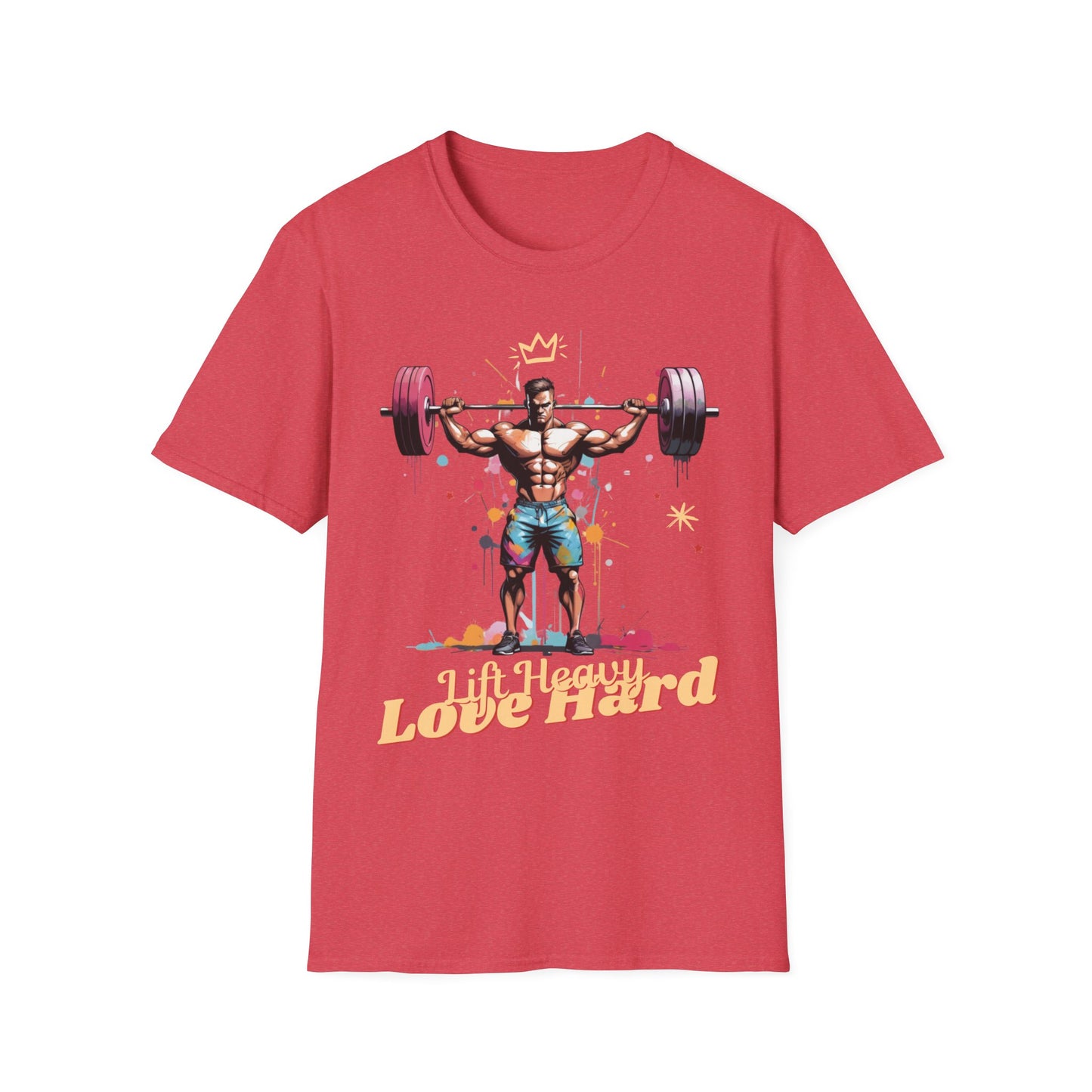 Lift Heavy Love Hard Gym T-shirt