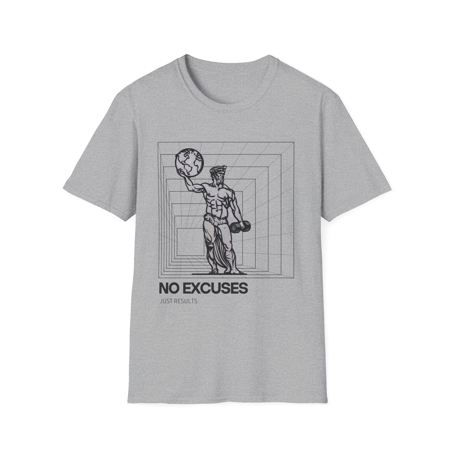No Excuses Just Results Gym T-shirt