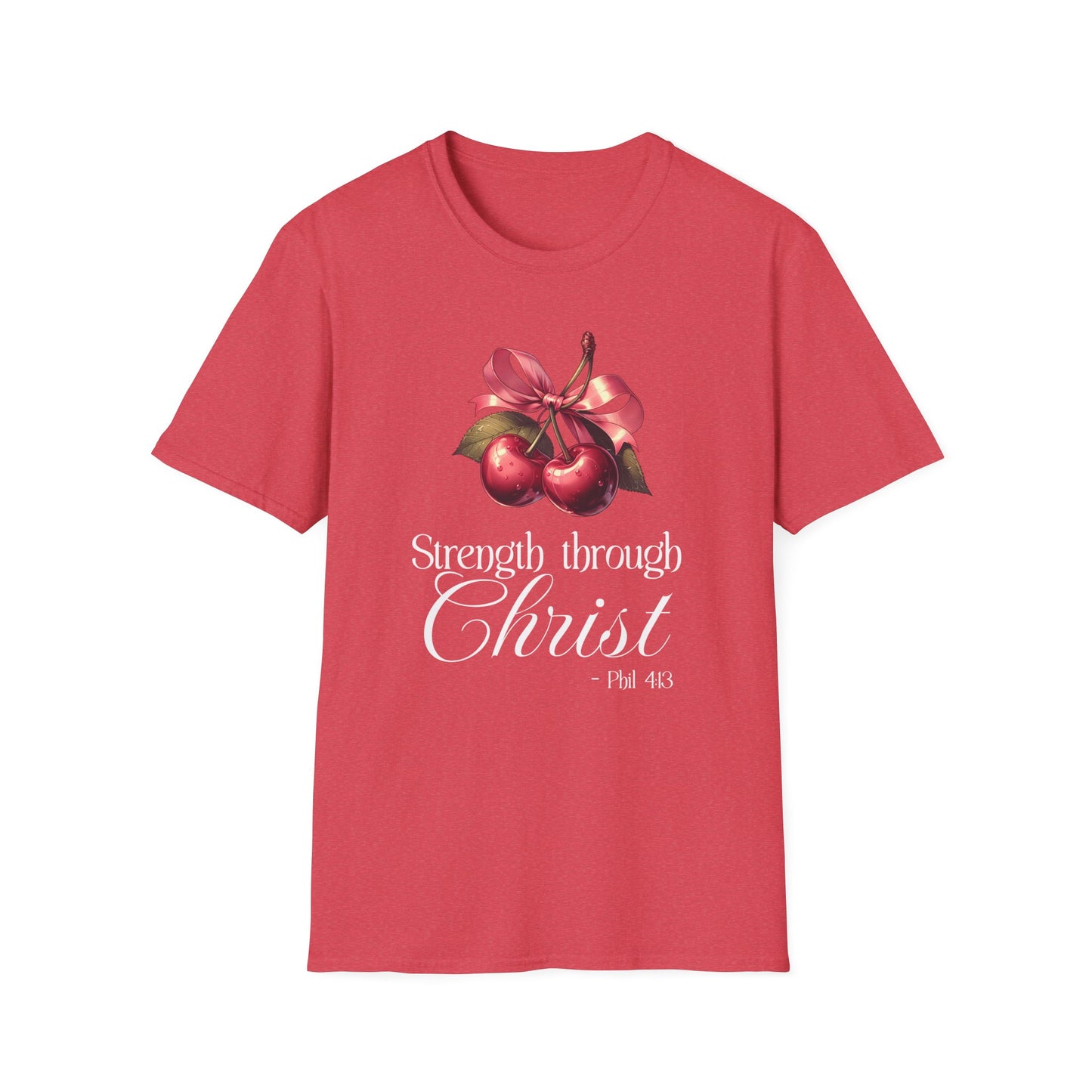 Christian Fitness T-Shirt Strength Through Christ