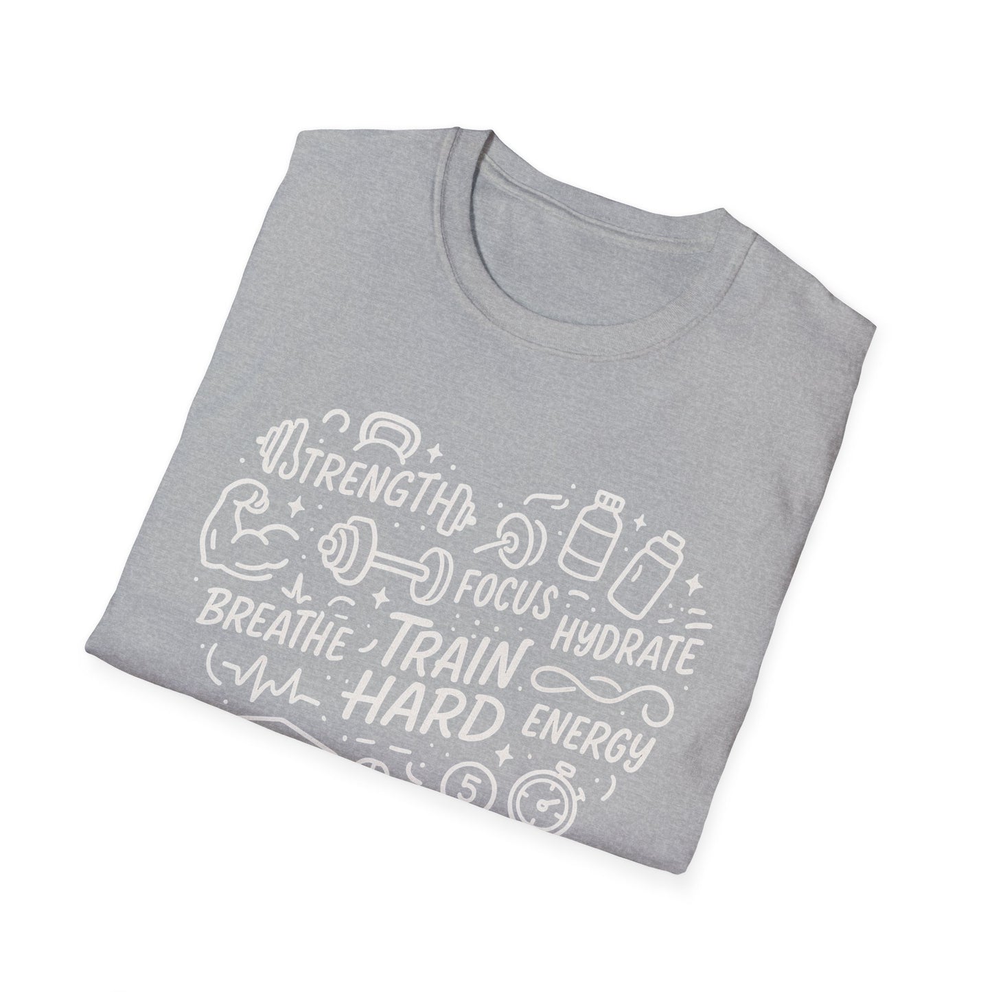 Train Heart Couple Fitness T-Shirt