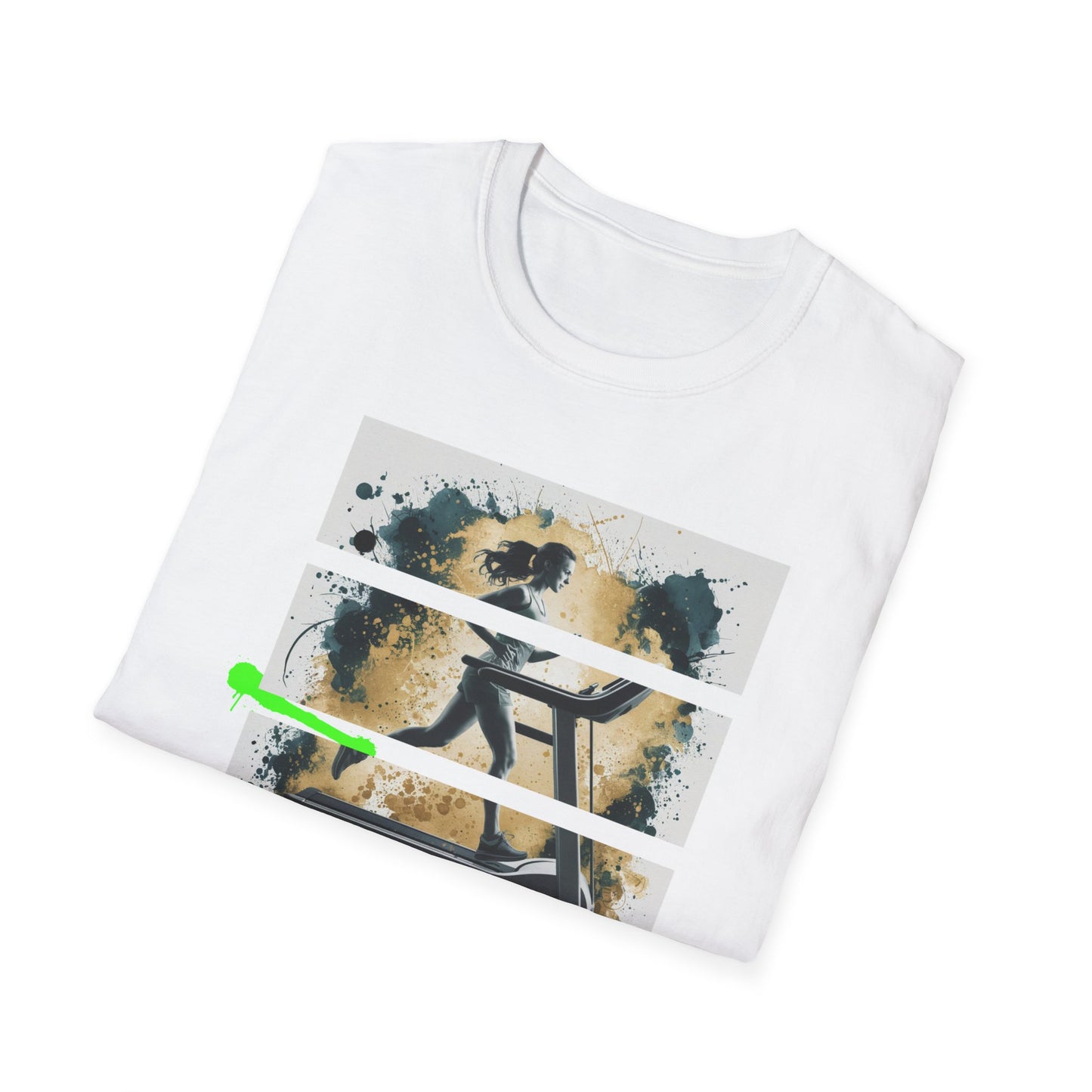 Run Fast Lift Heavy Gym Treadmill T-Shirt