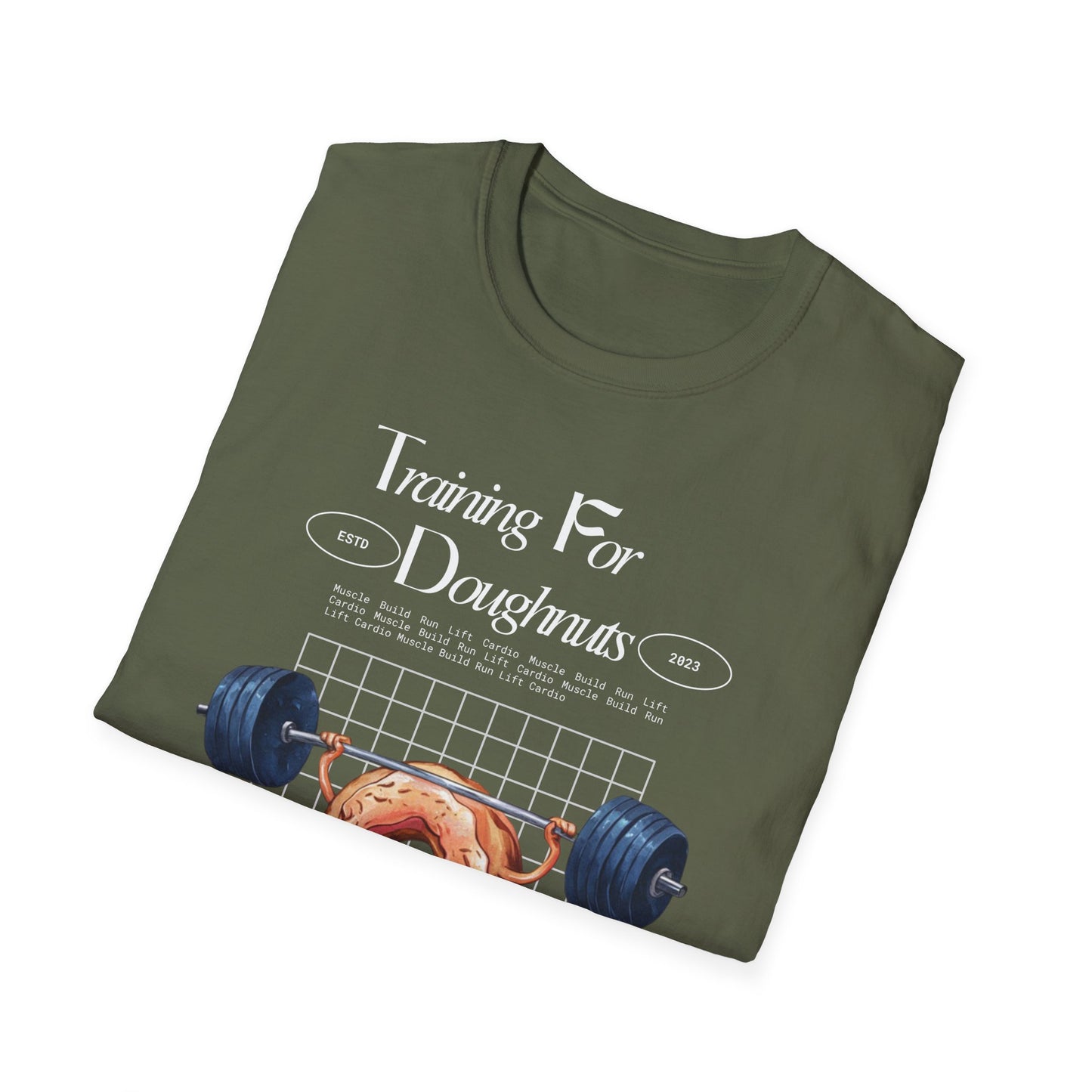 Training for Doughnuts Gym T-Shirt