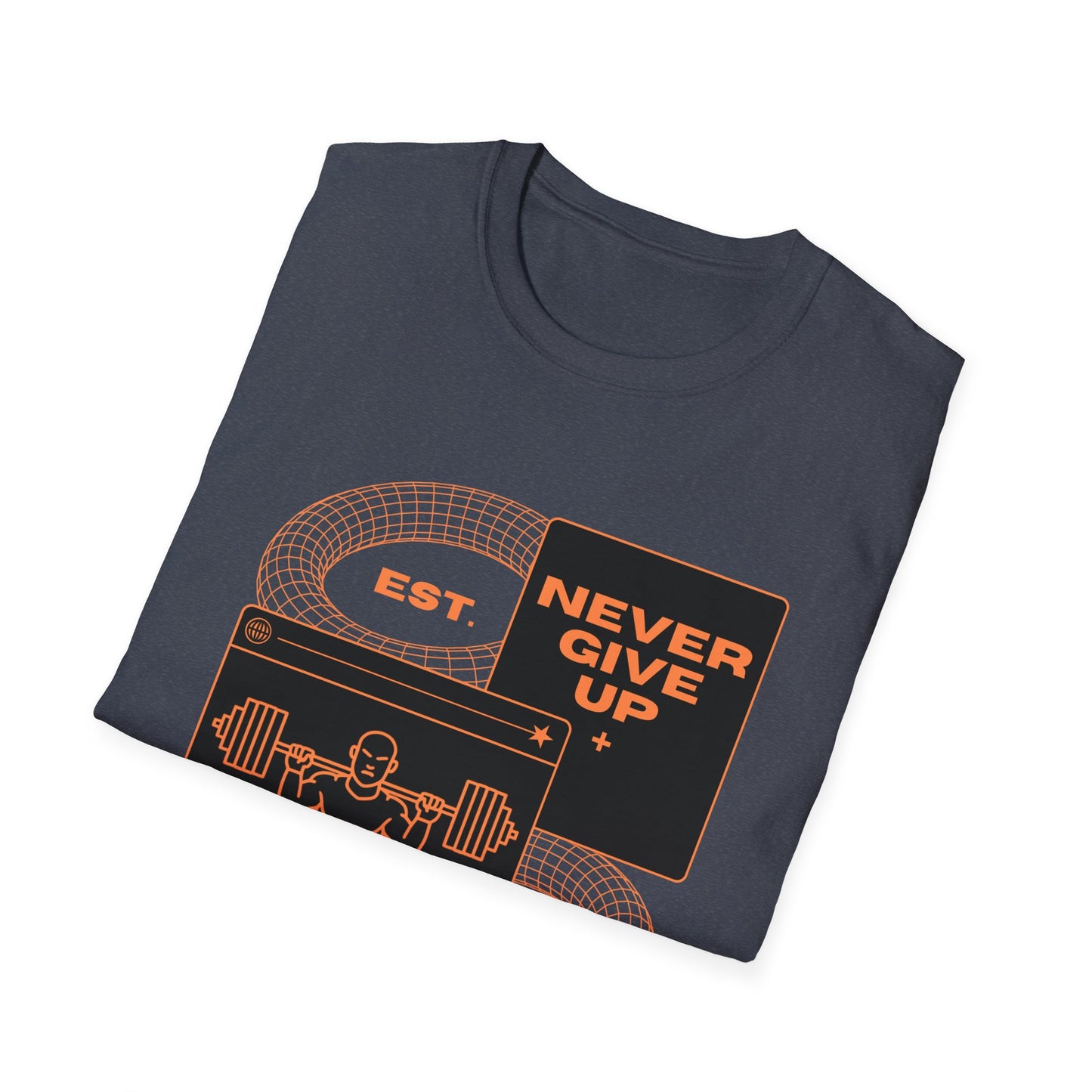 Never Give Up Est. 2025 Gym T-shirt