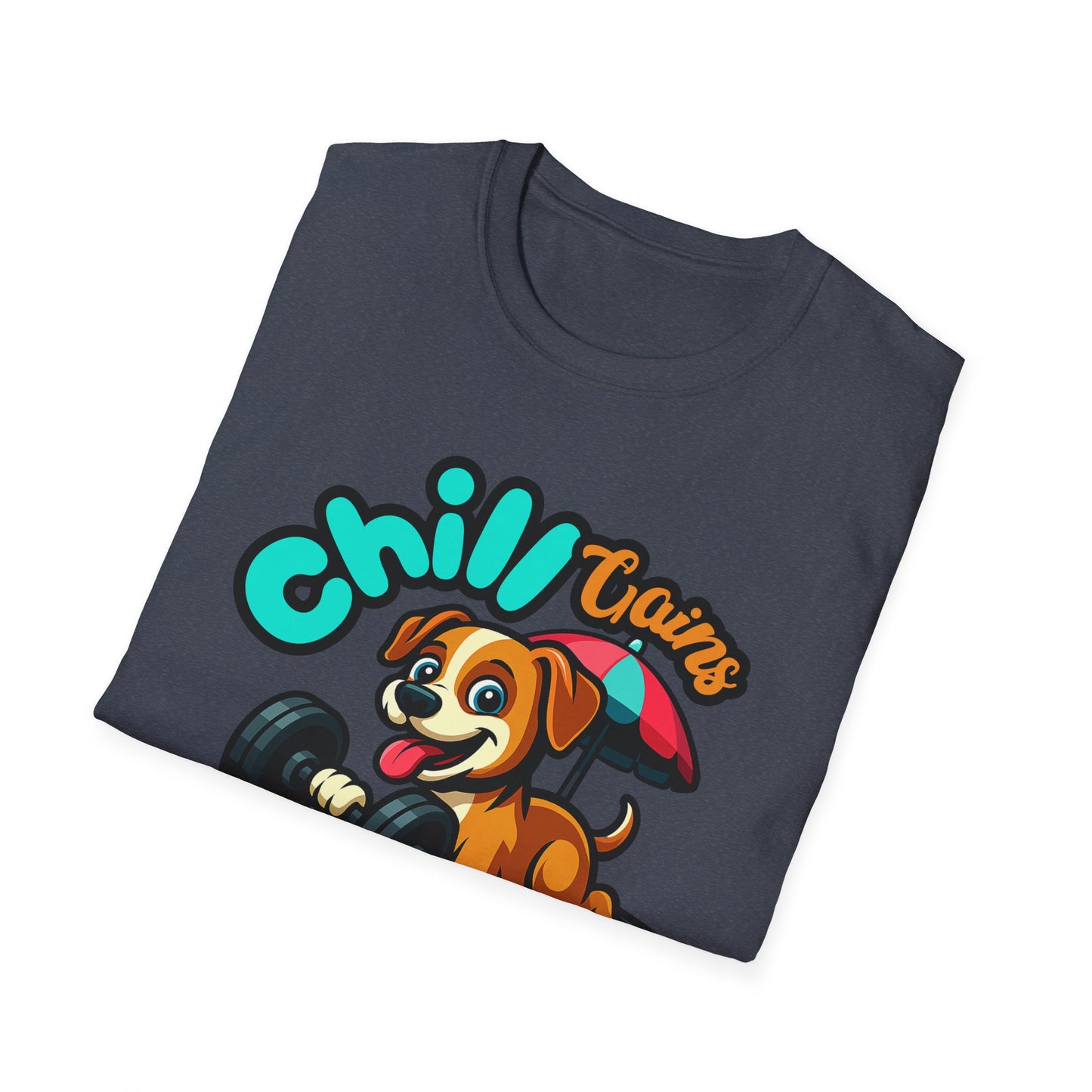 Chill Gains of Workout & Worship - Faith-Based Fitness T-Shirt 2