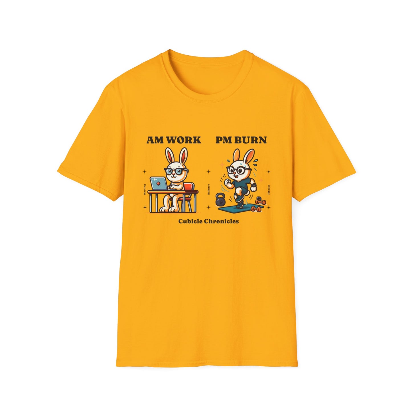 Corporate Fitness T-Shirt - HIIT AM Work PM Burn